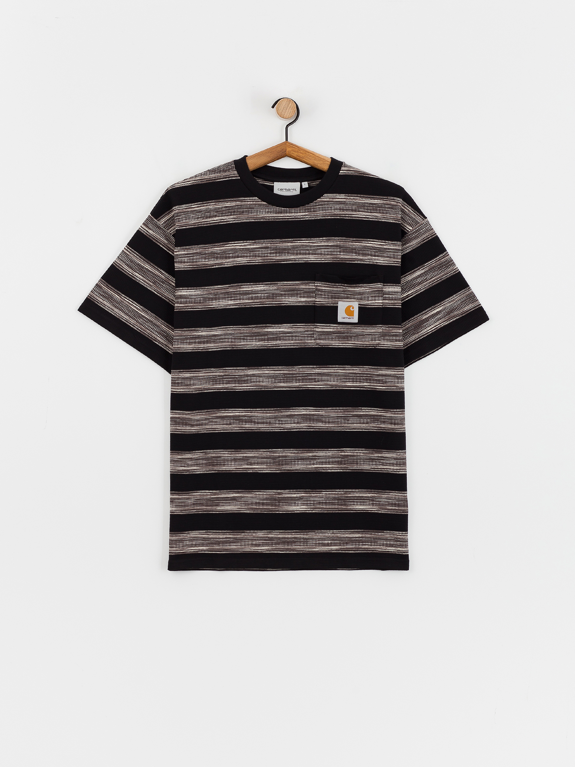 Carhartt WIP Dodson Pocket T-Shirt - black (dodson stripe