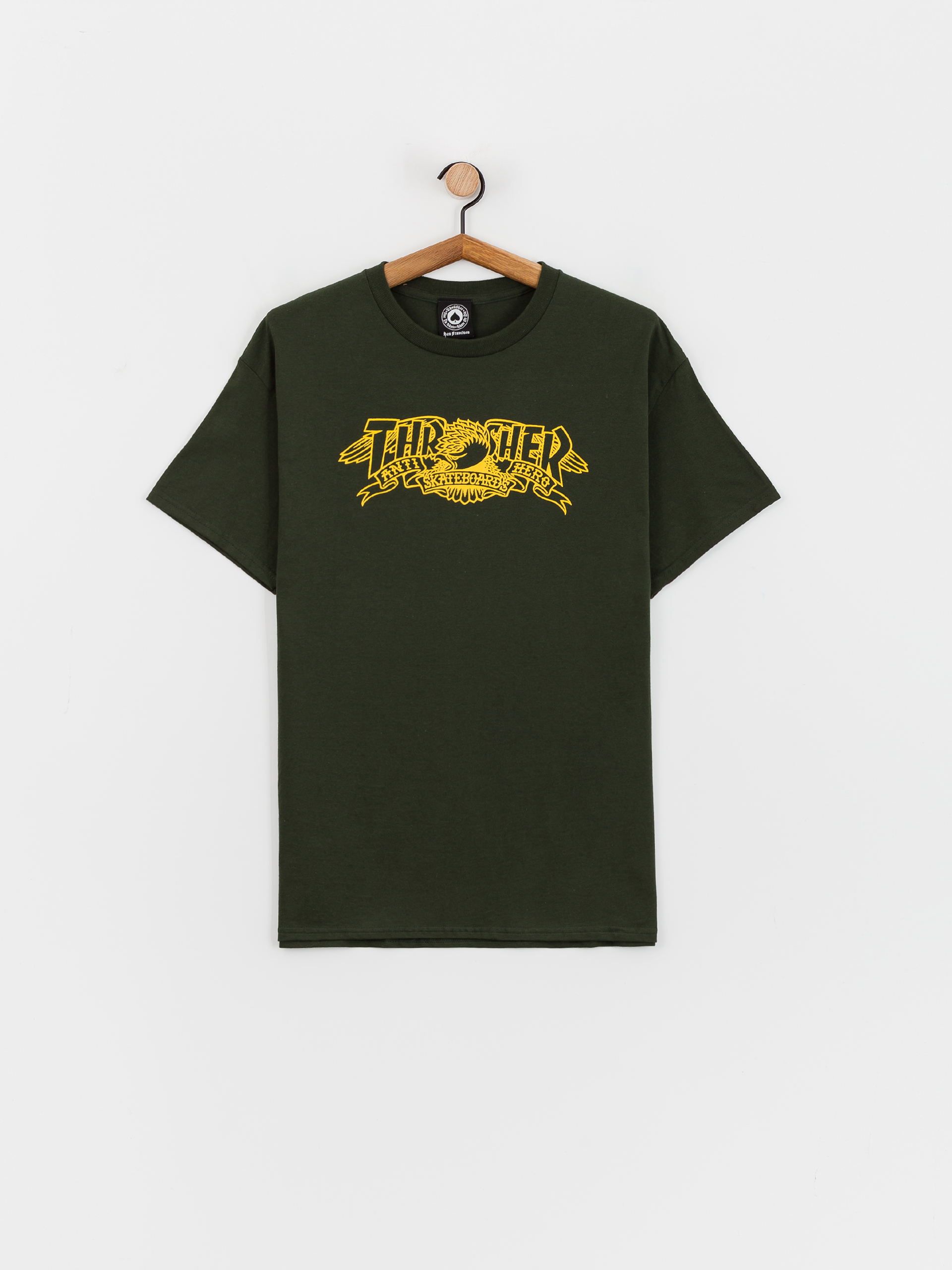 Thrasher Mag Banner T-Shirt (forest green)