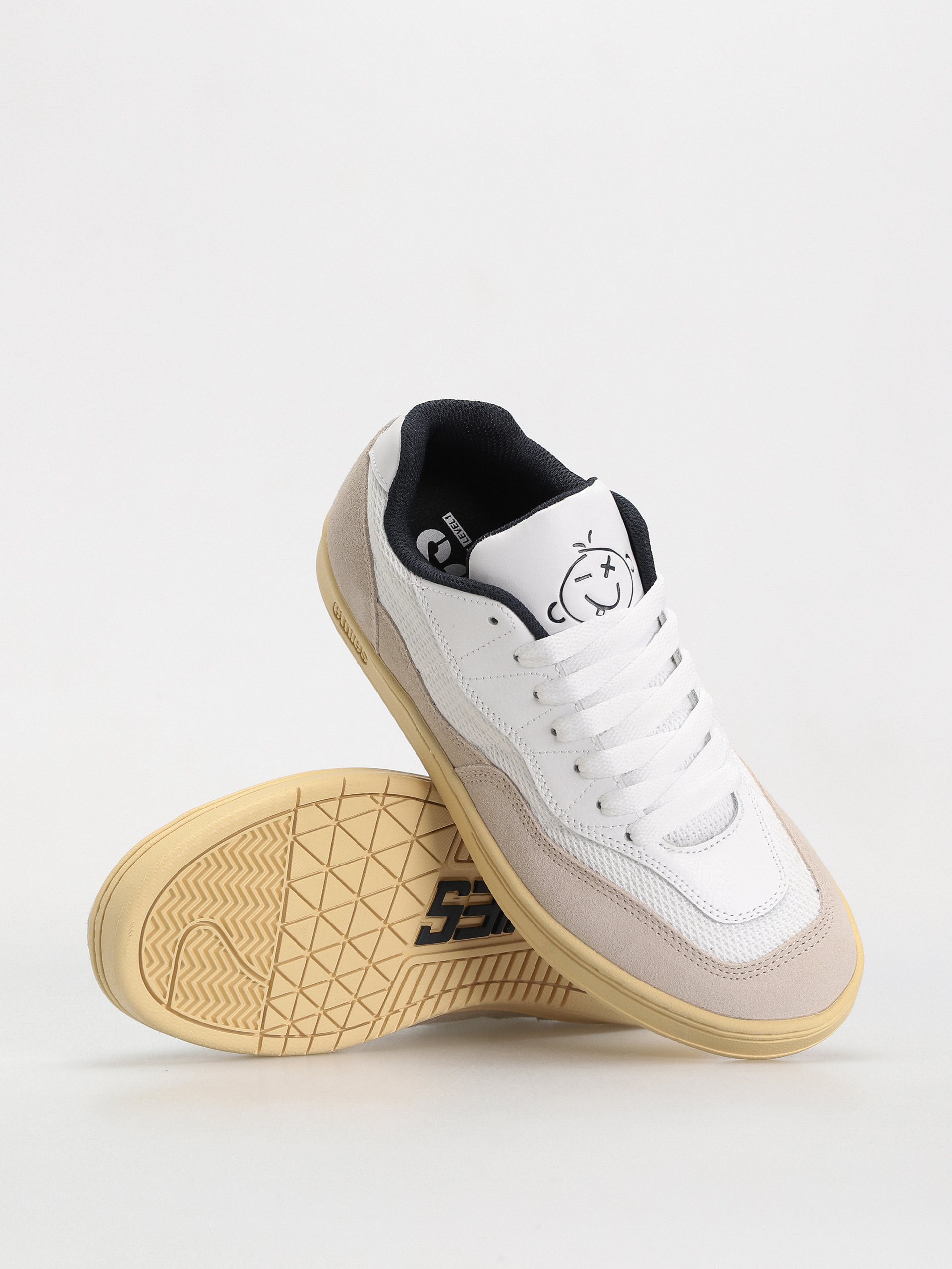 Etnies Snake Shoes (white/navy)