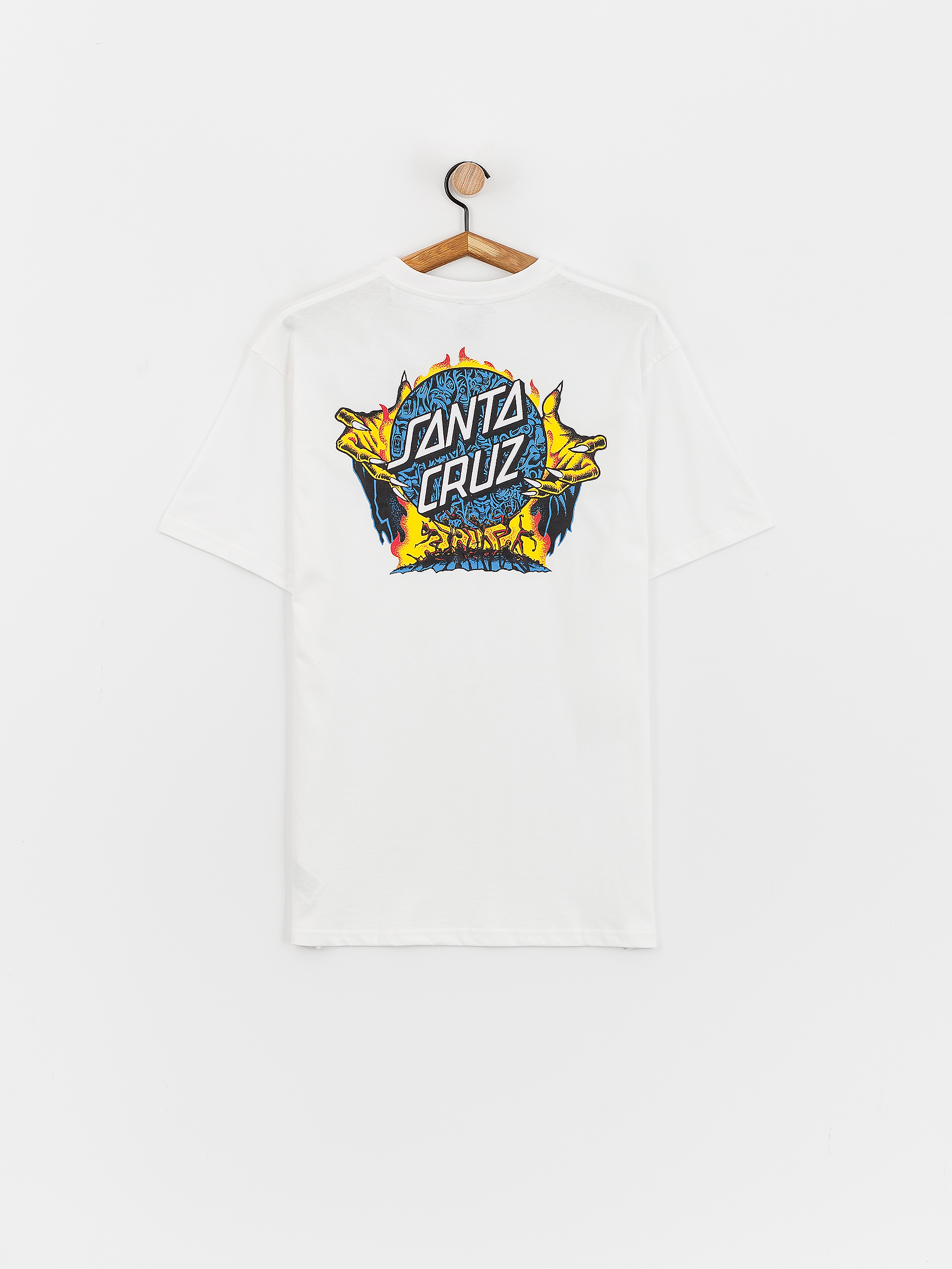 Santa Cruz Knox Firepit Dot T-Shirt (white)