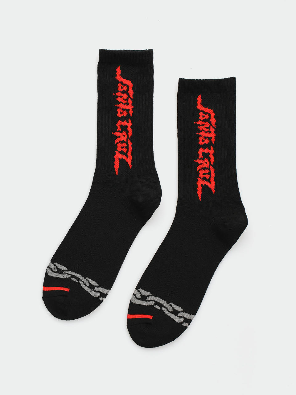 Santa Cruz Socken Dungeon Strip (black)