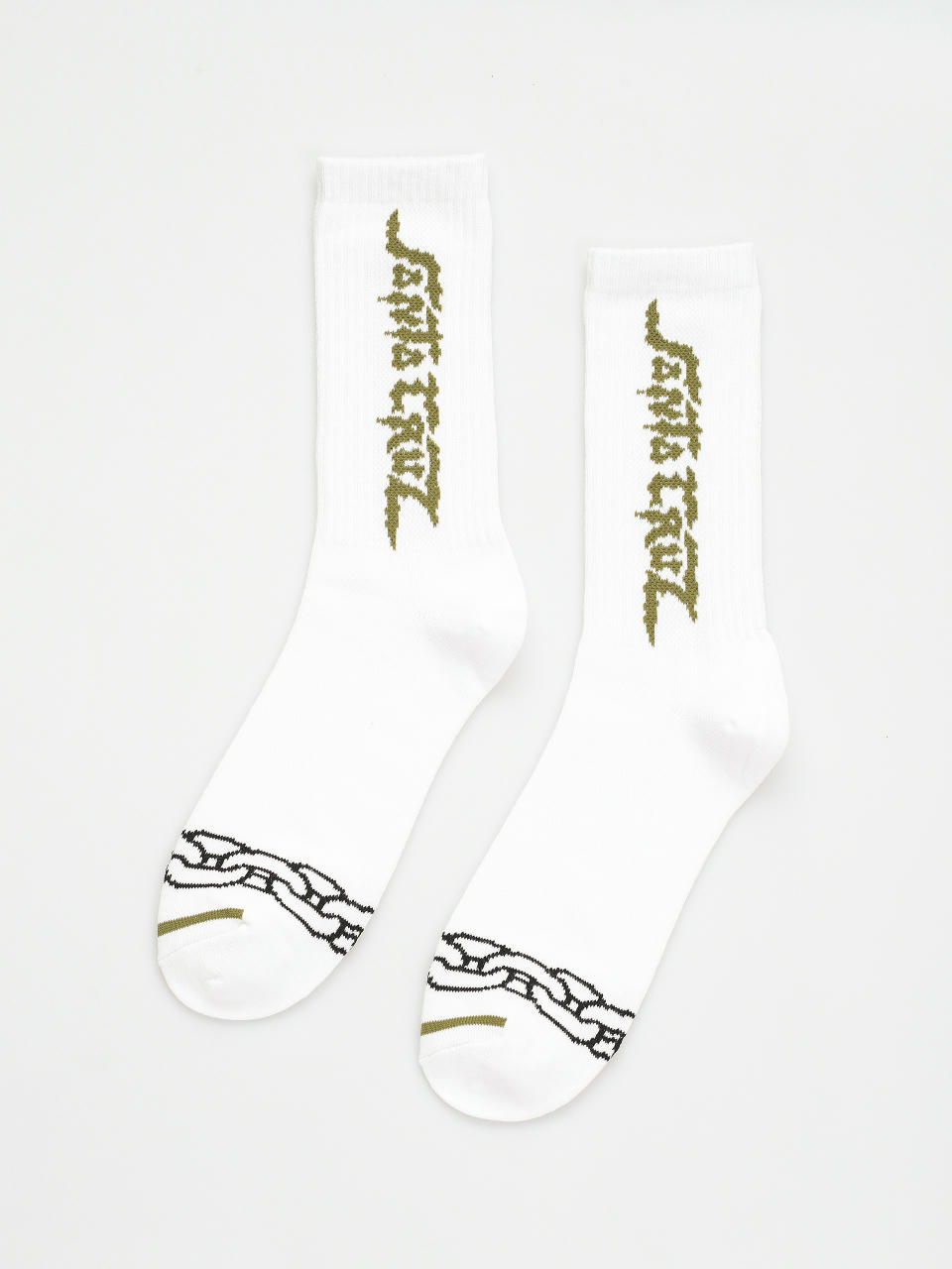 Santa Cruz Socken Dungeon Strip (white)