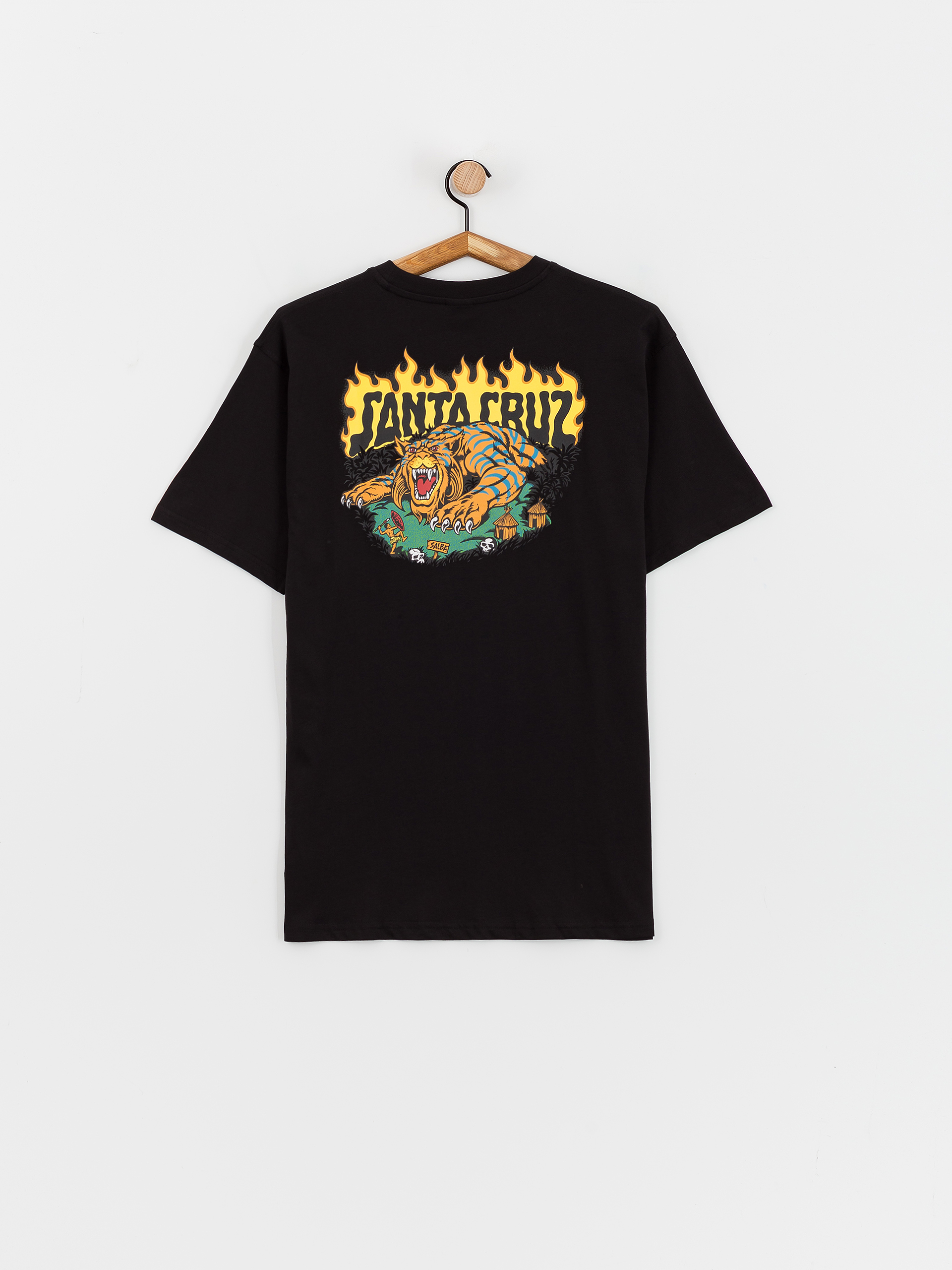 Santa Cruz Salba Tiger Redux T-Shirt - black (black)