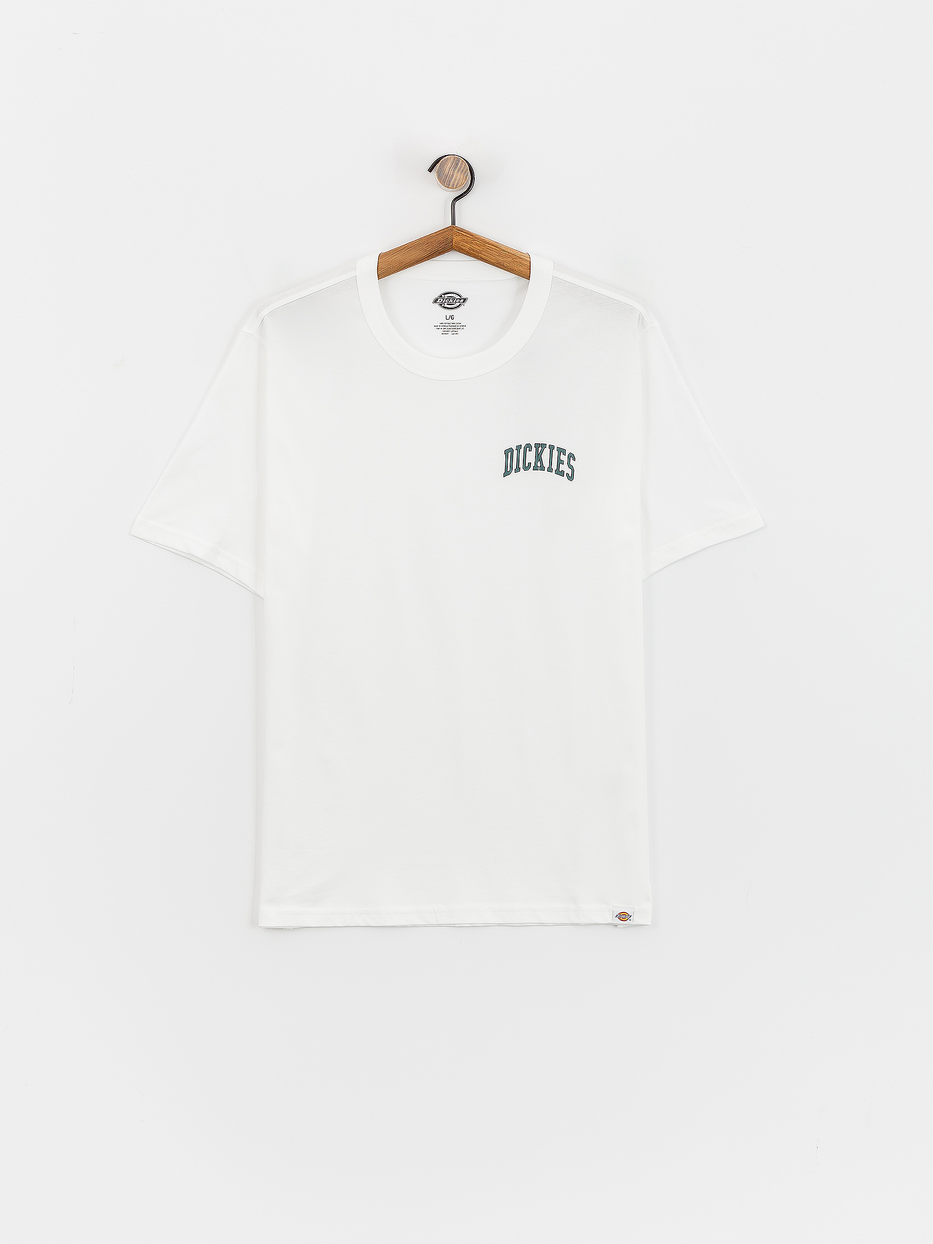 Dickies Aitkin Chest T-Shirt (wht/lncn grn)