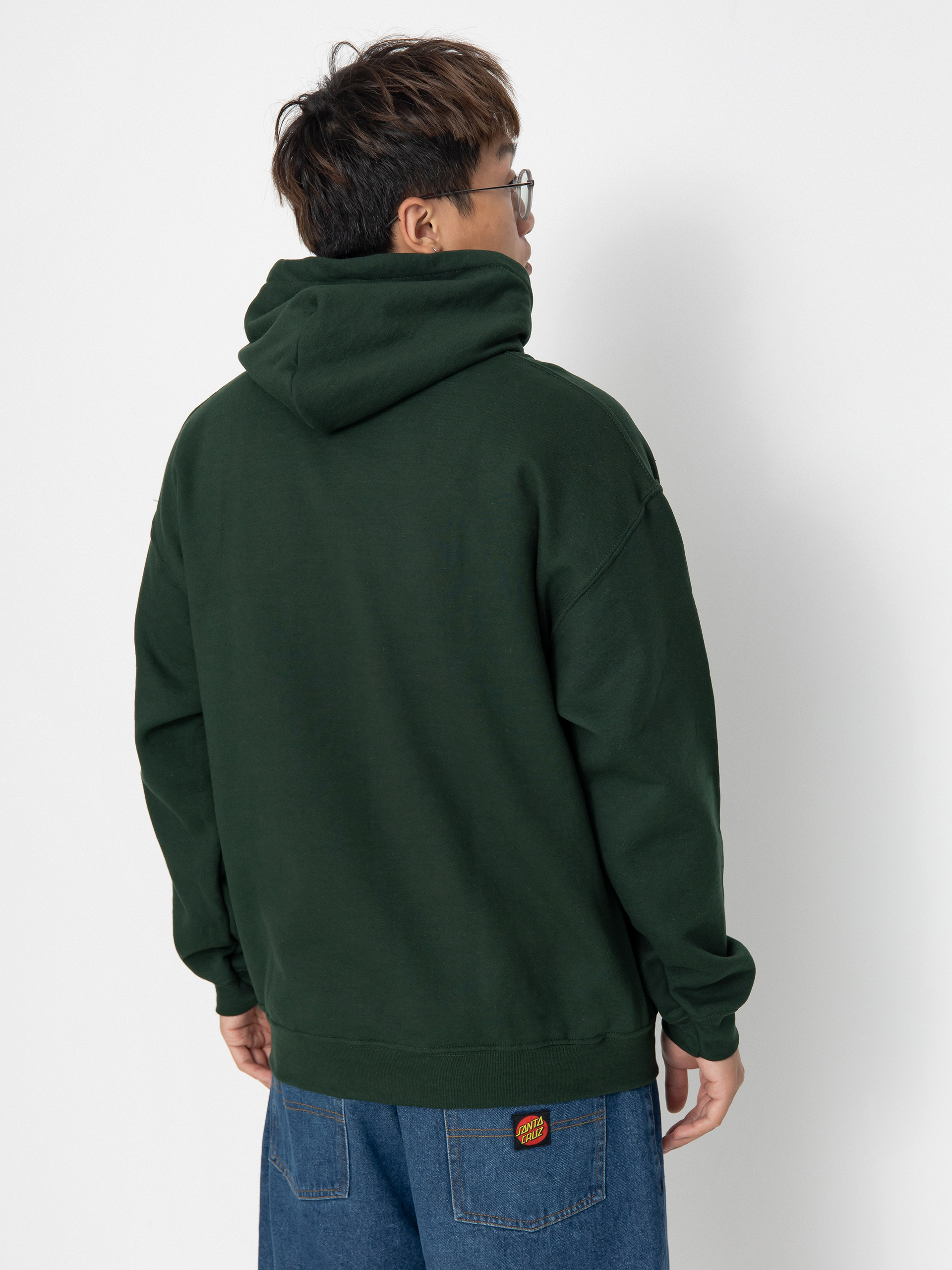 Thrasher Mag Banner HD Hoodie (forest green)