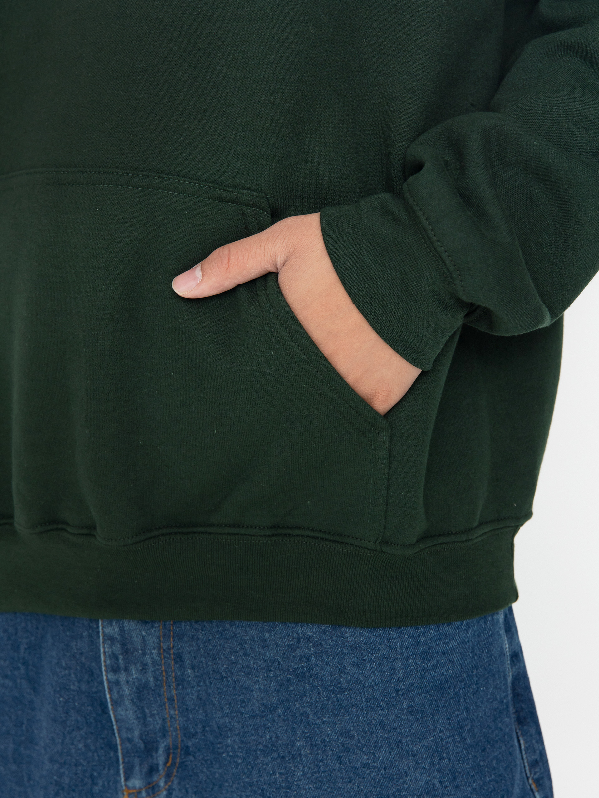 Thrasher Mag Banner HD Hoodie (forest green)