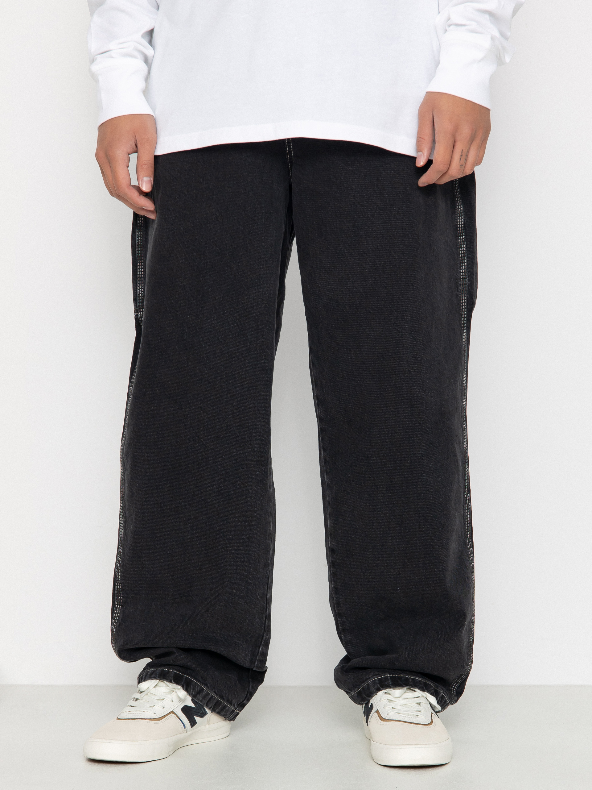 Dickies×SEESEE BAGGY PANTS BLACK バギーパンツ SEE SEE x DICKIES BAGGY PANTS【BLACK】 – STUDY SHOWROOM STORE
