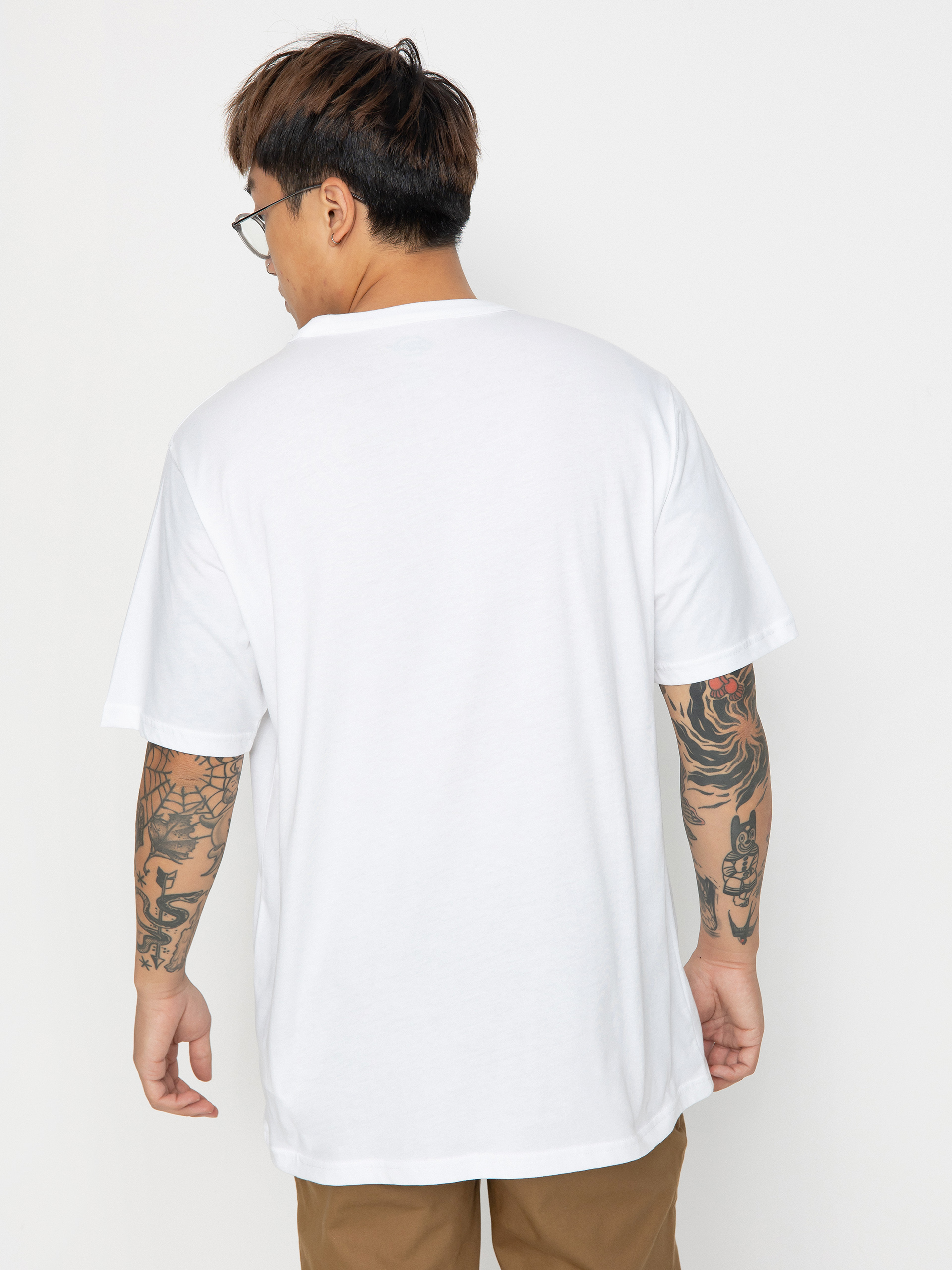Dickies Aitkin Chest T-Shirt (wht/lncn grn)