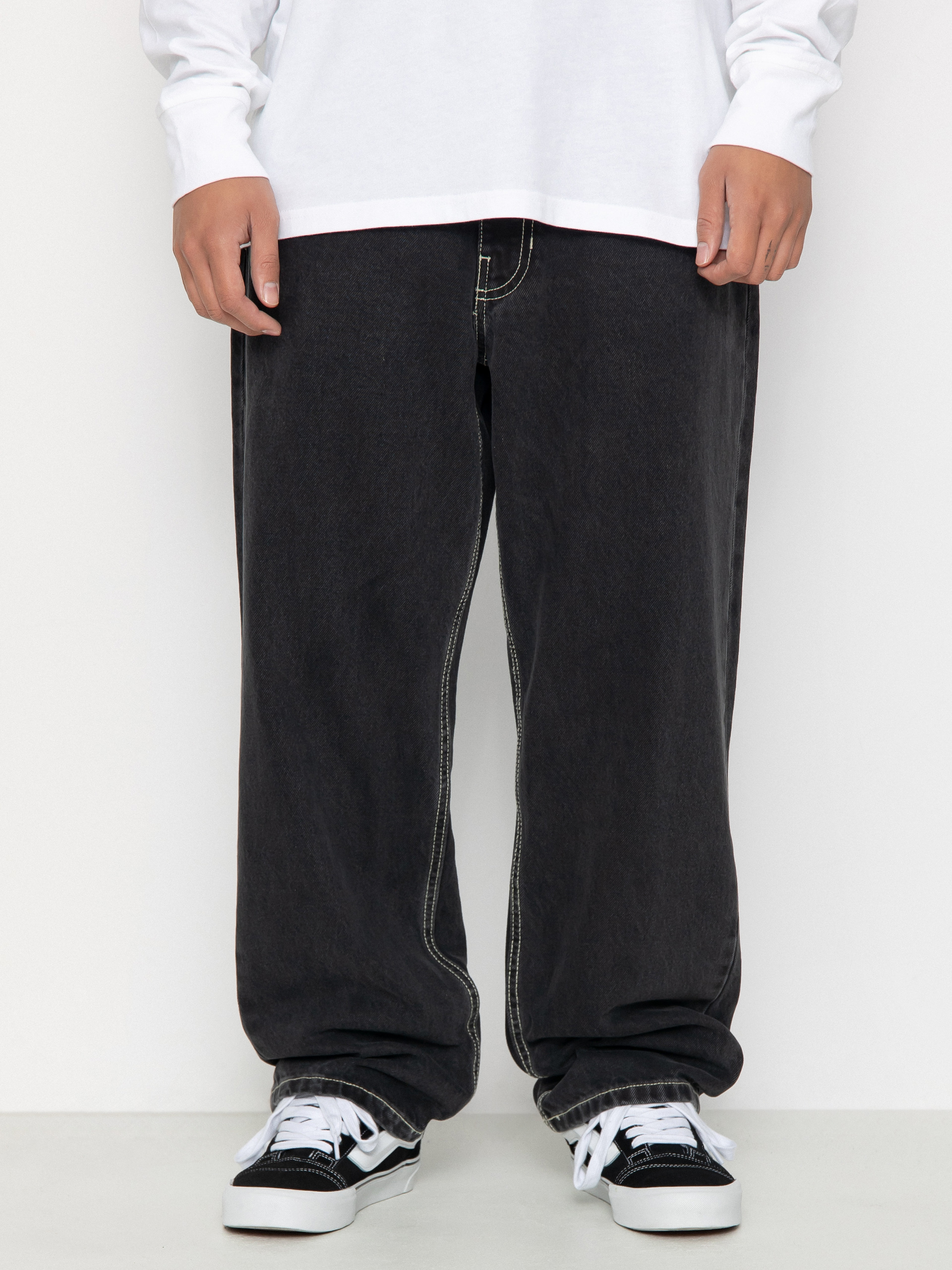 Vans Pants Skate Check Skate Loose Denim black (pavement)