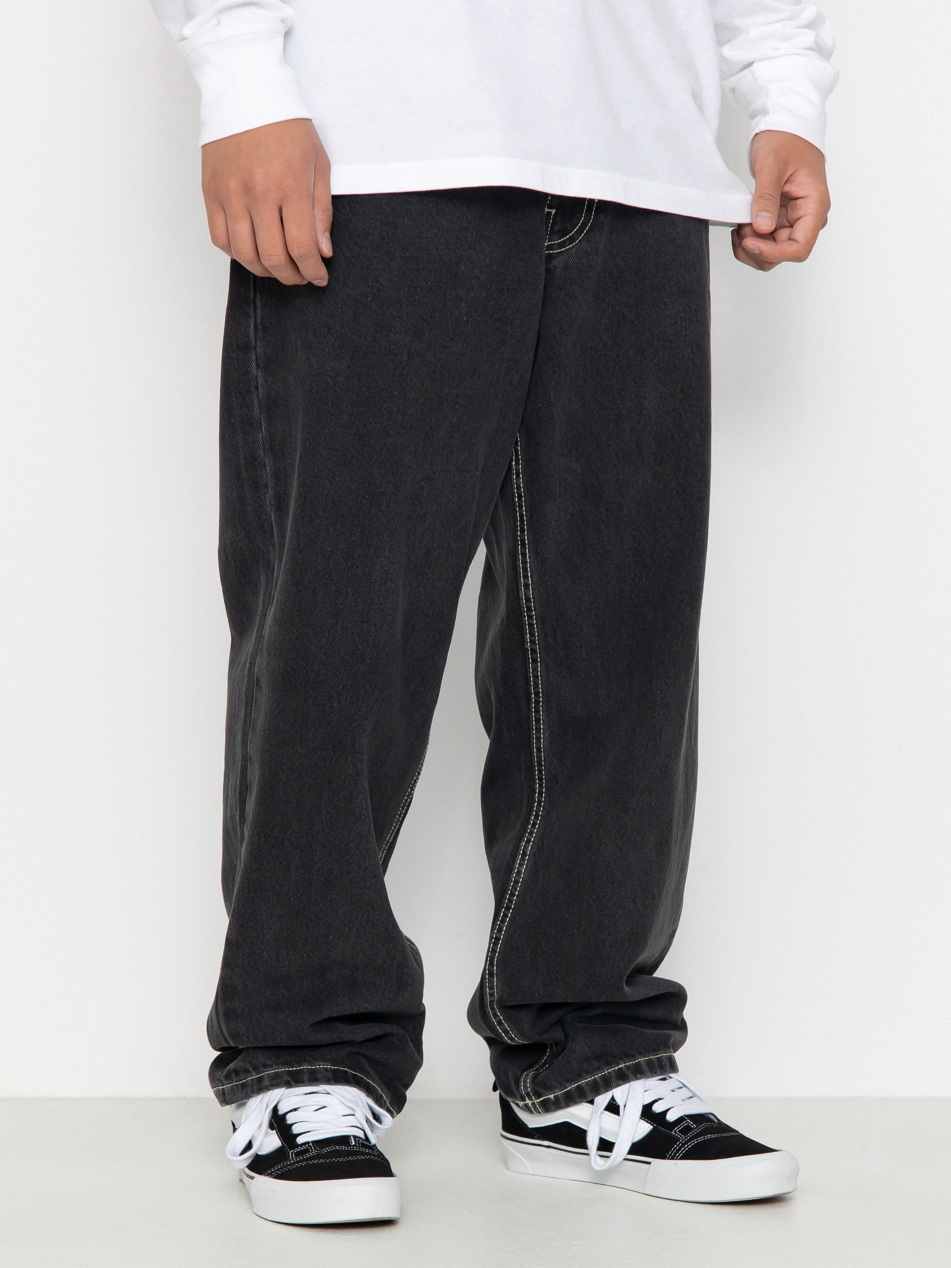 Vans Pants Skate Check Skate Loose Denim black (pavement)