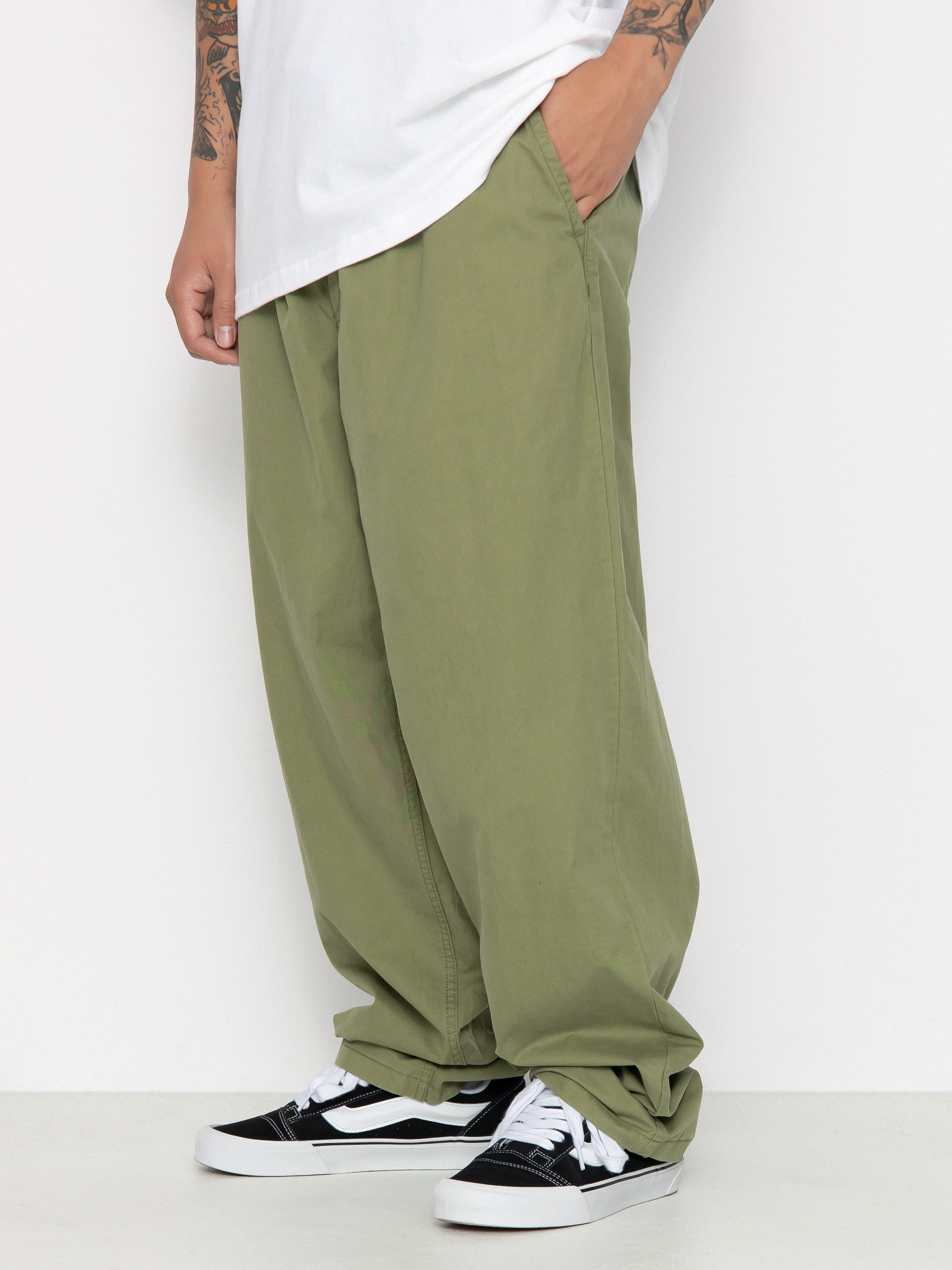 Vans Range Baggy Tapered Elastic Waist Pants (loden green)