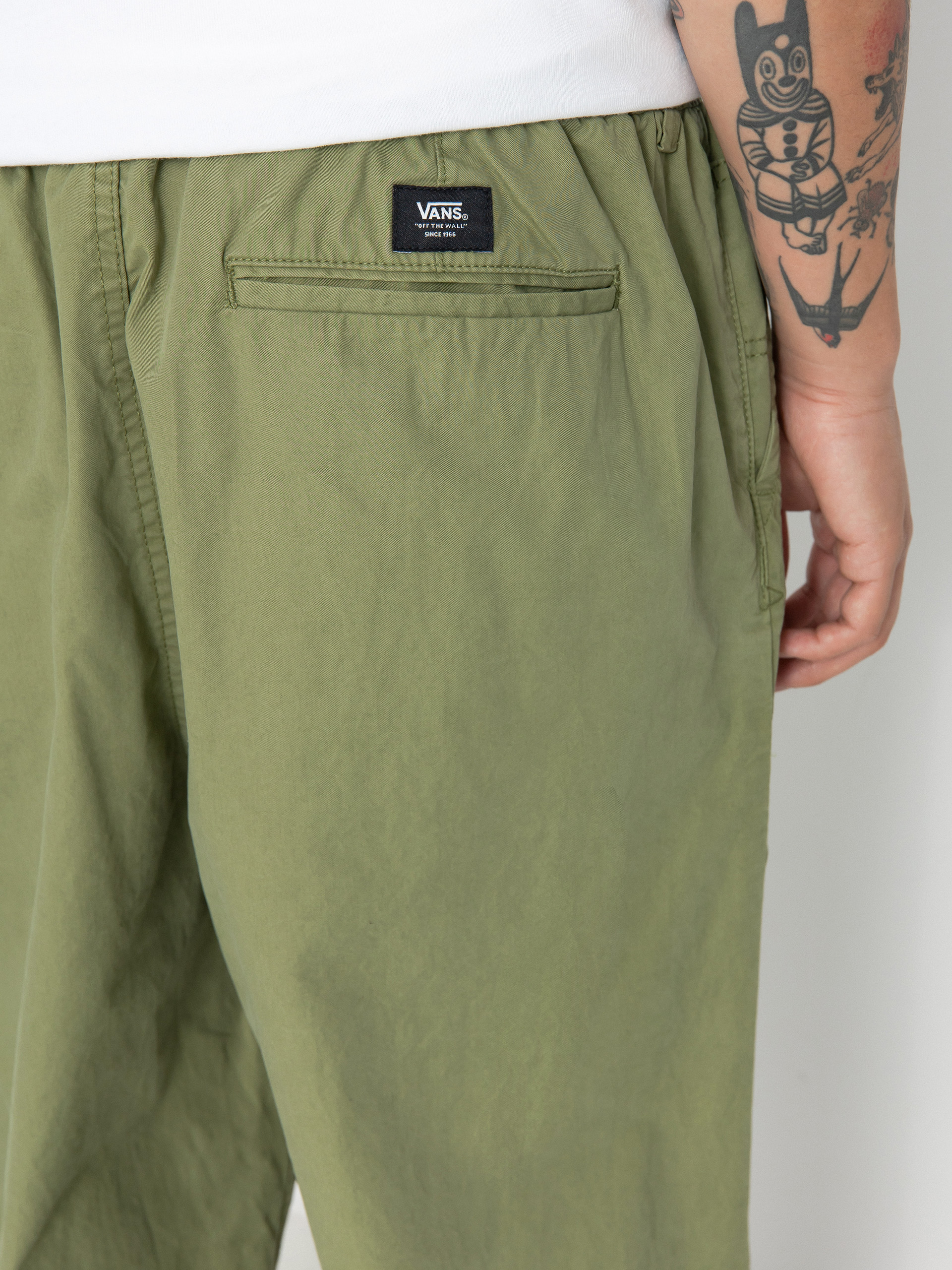 Vans Range Baggy Tapered Elastic Waist Pants (loden green)