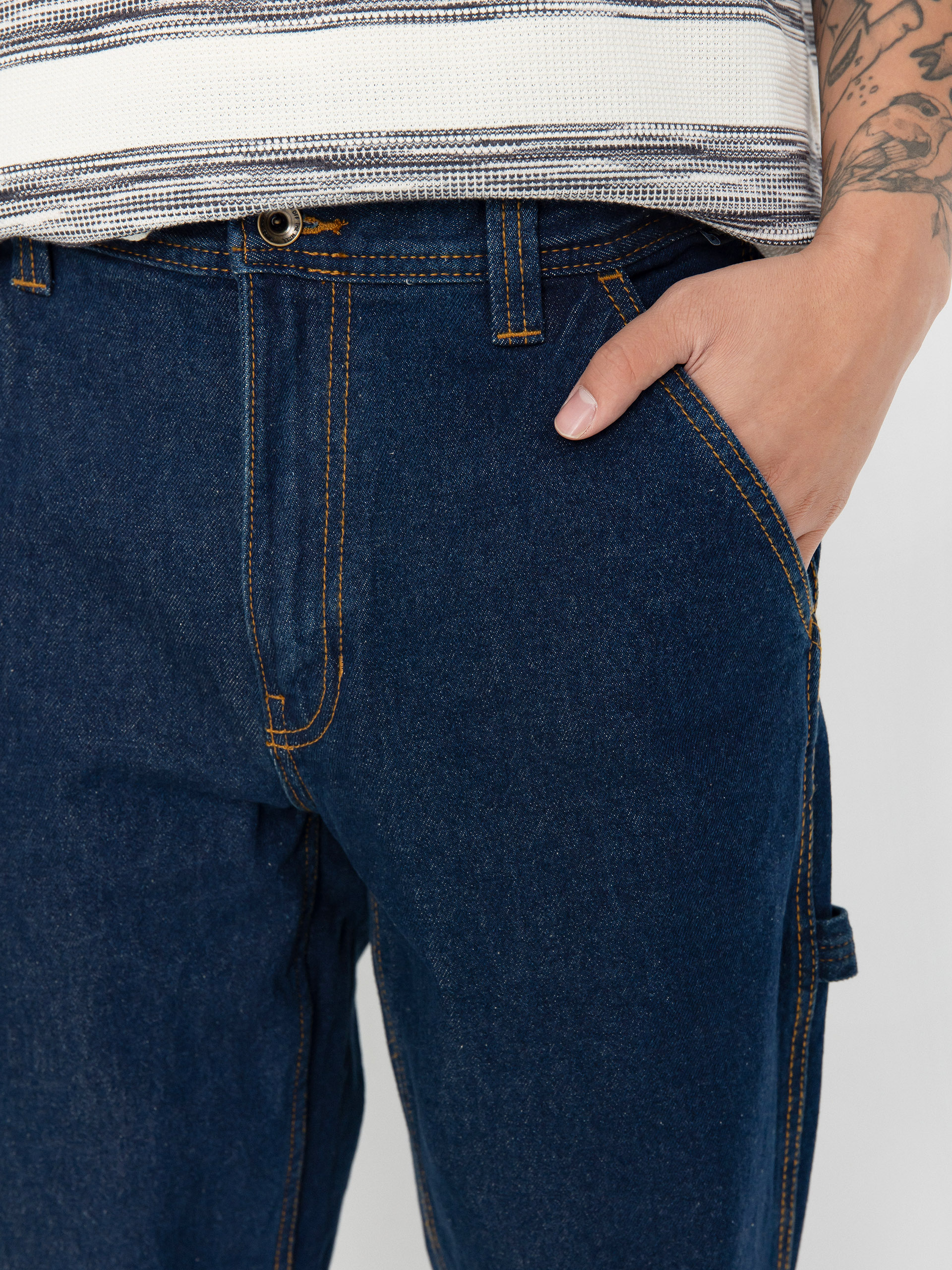 Vans Drill Chore Relaxed Carpenter Denim Pants (dark denim)