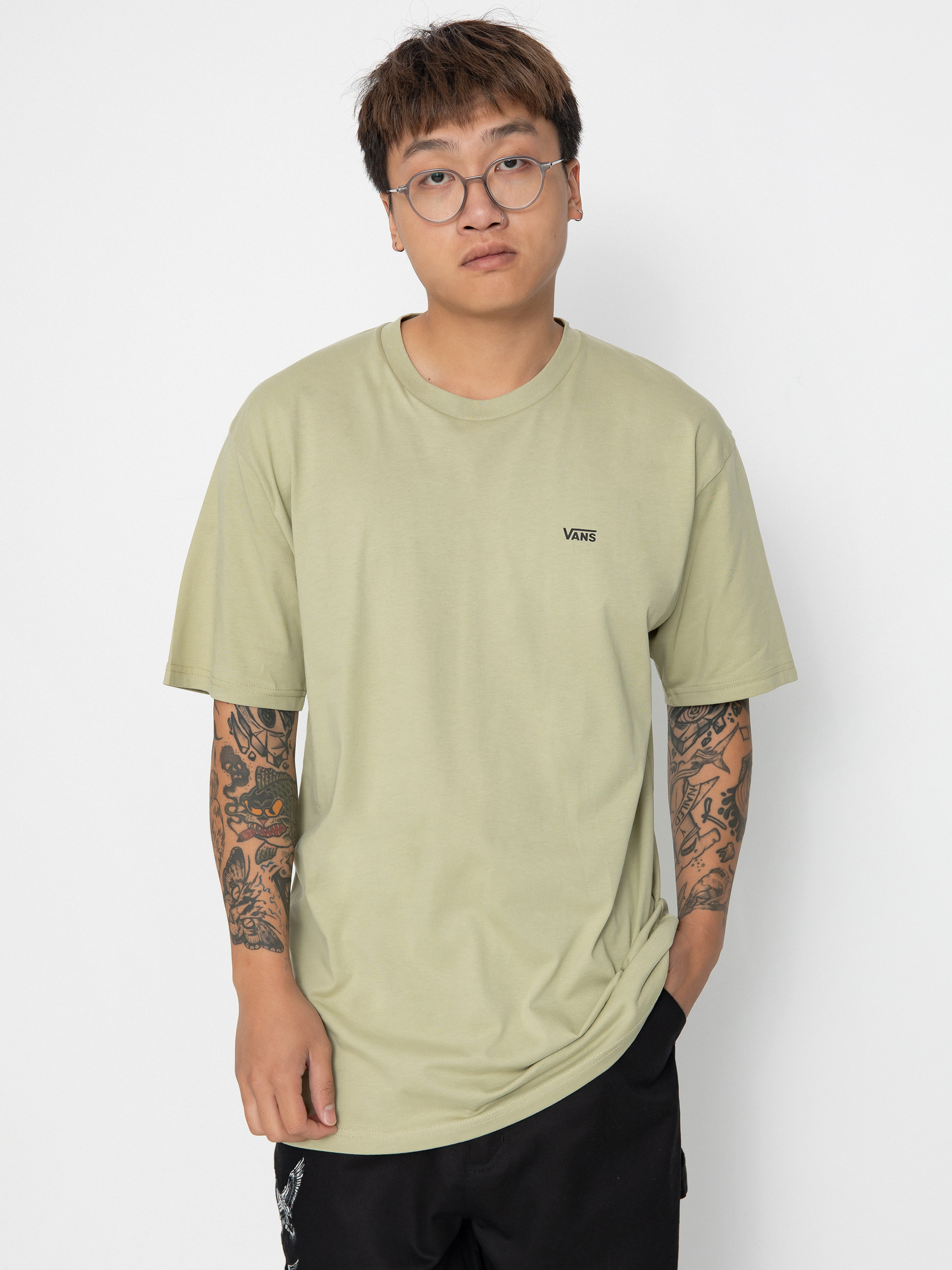 Vans Left Chest Logo T-Shirt (elm)