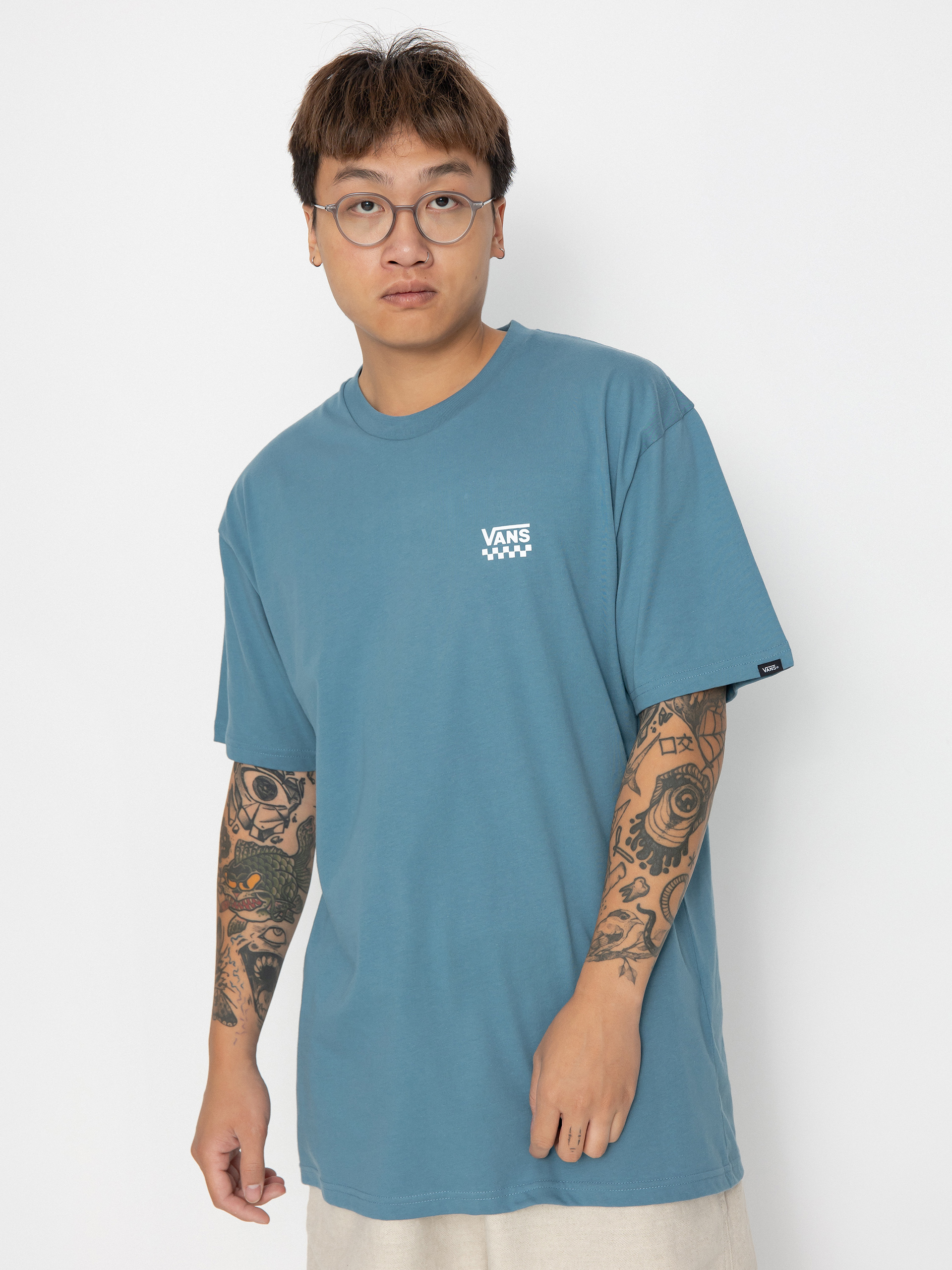 Vans Left Chest Logo II T-Shirt (bluestone)