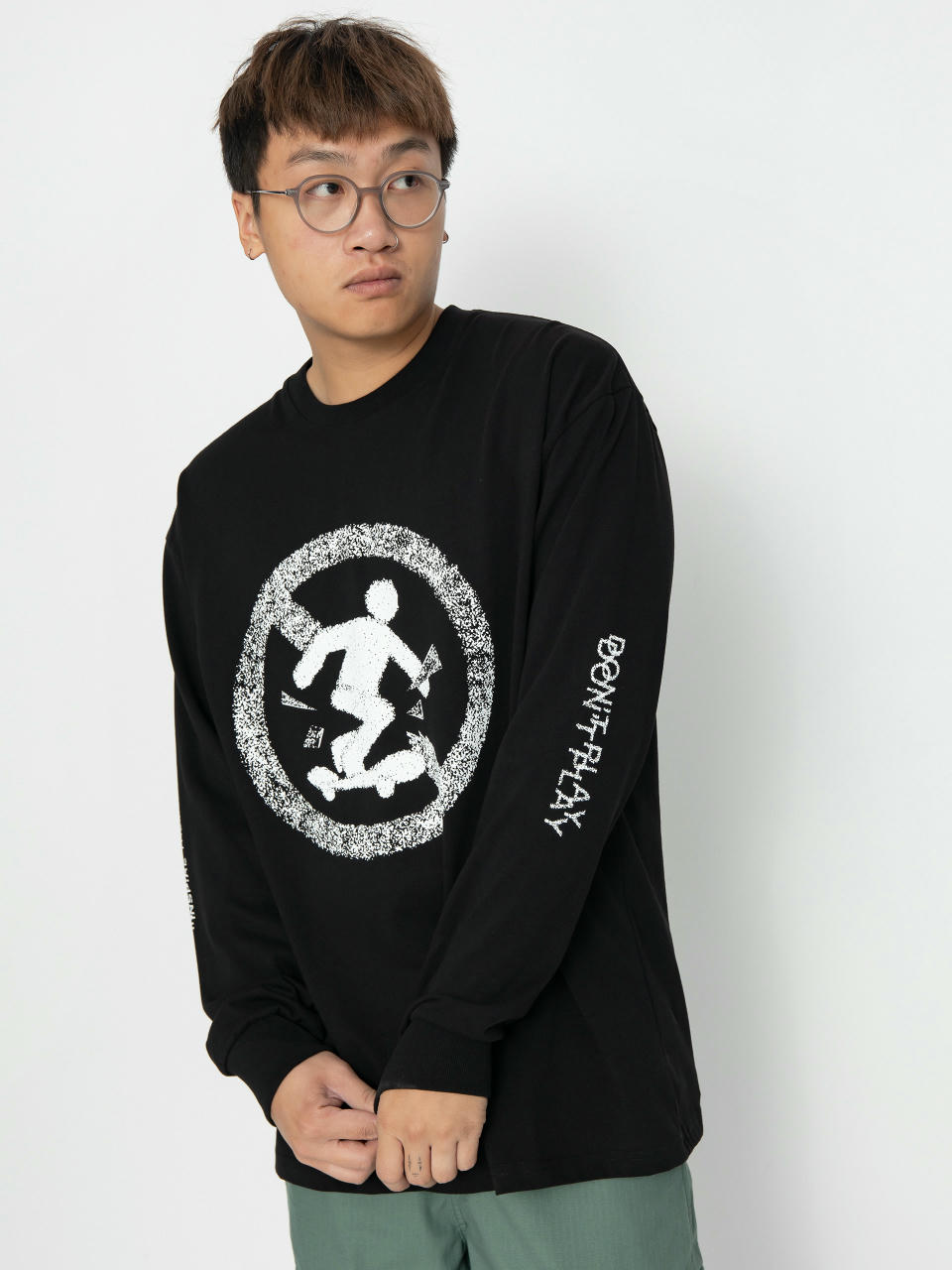 Polar Skate Don't Play Longsleeve (black)