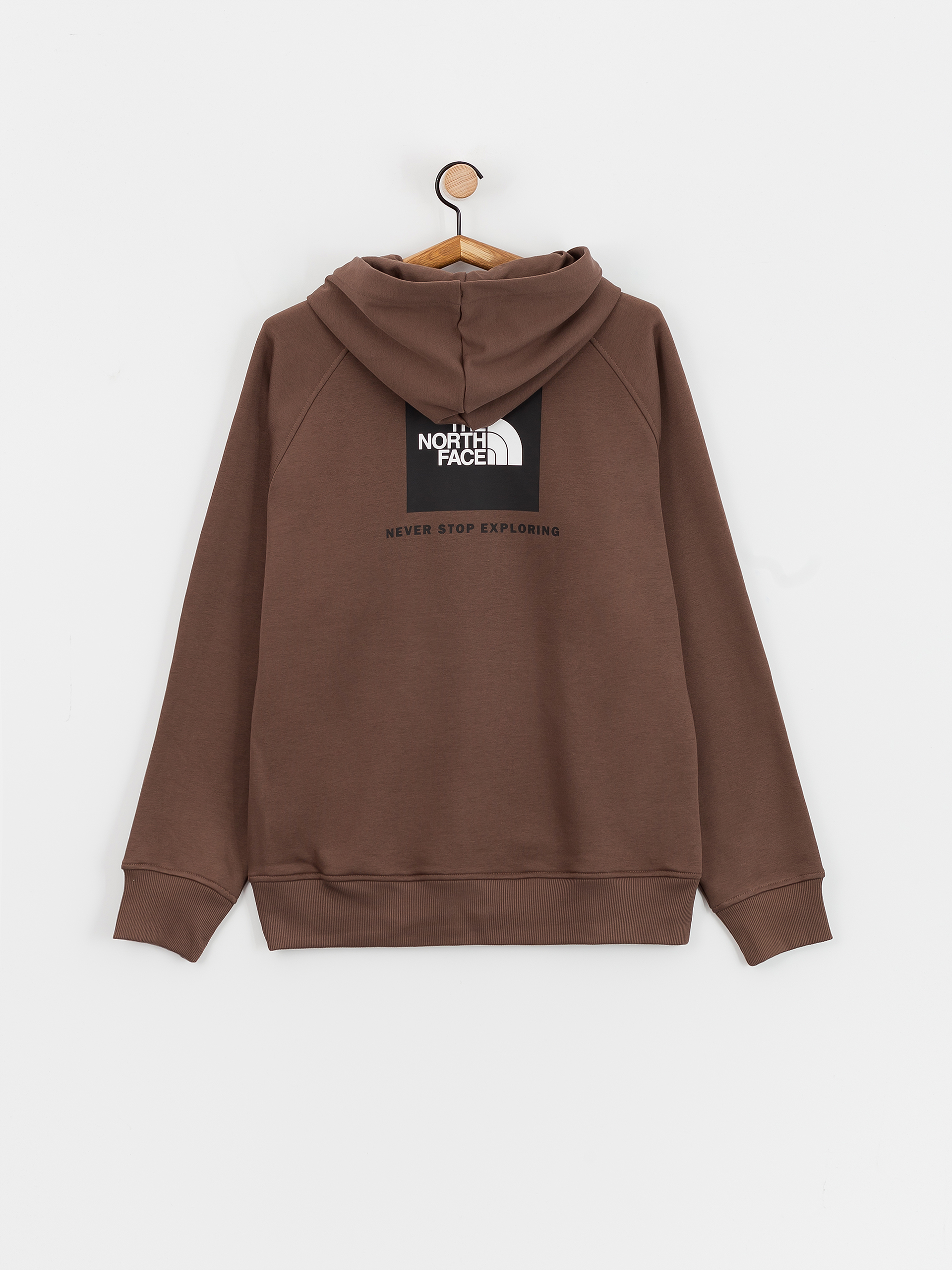 The North Face Raglan Box Nse HD Hoodie (smokey brown)