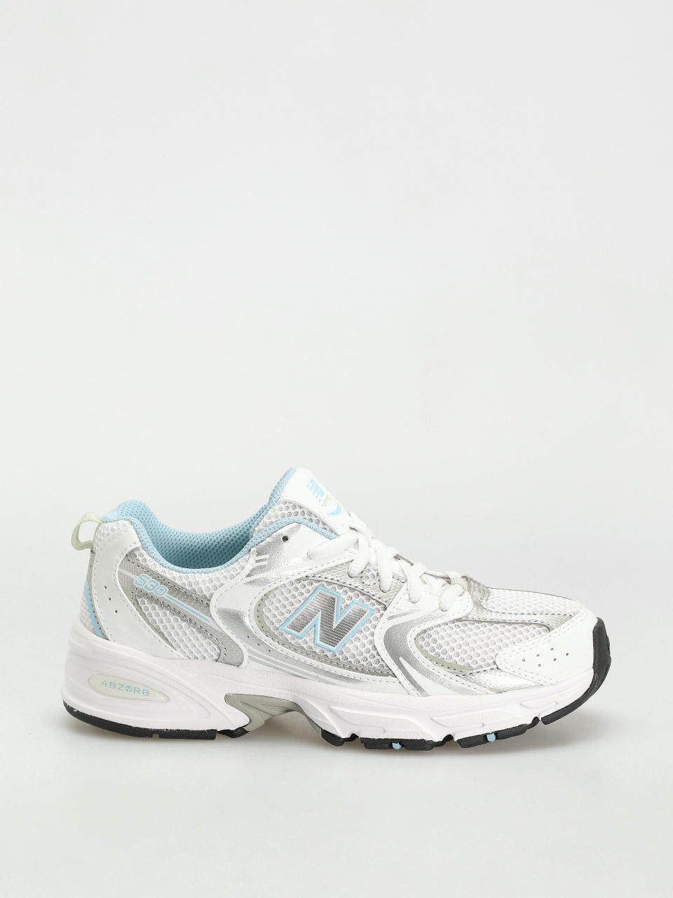 New Balance 530 JR Shoes (white silver blue)