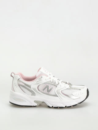 New Balance 530 JR Shoes (white silver pink)