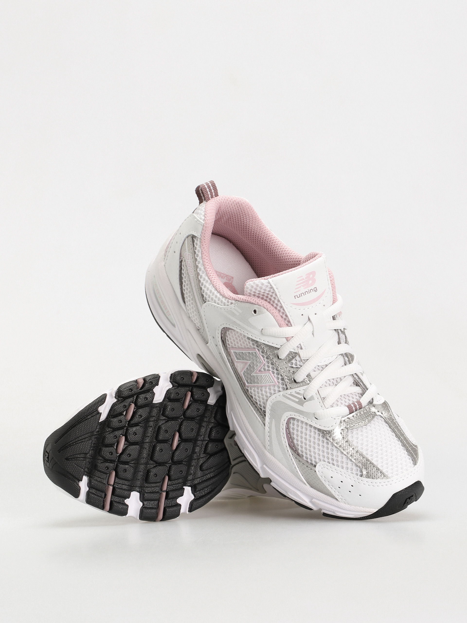 New Balance 530 JR Schuhe WeiB Silbern white silver pink