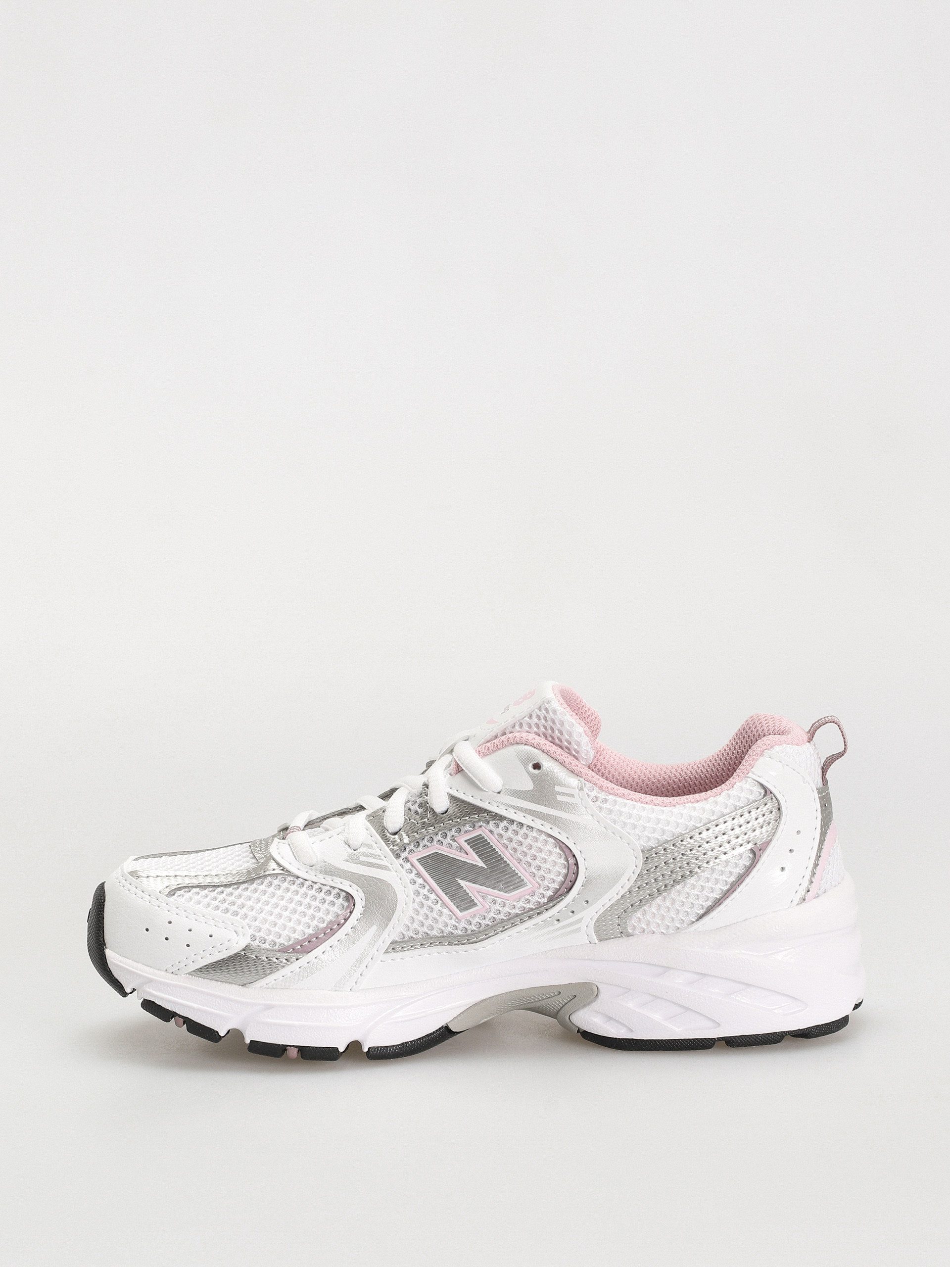 New Balance 530 JR Shoes (white silver pink)