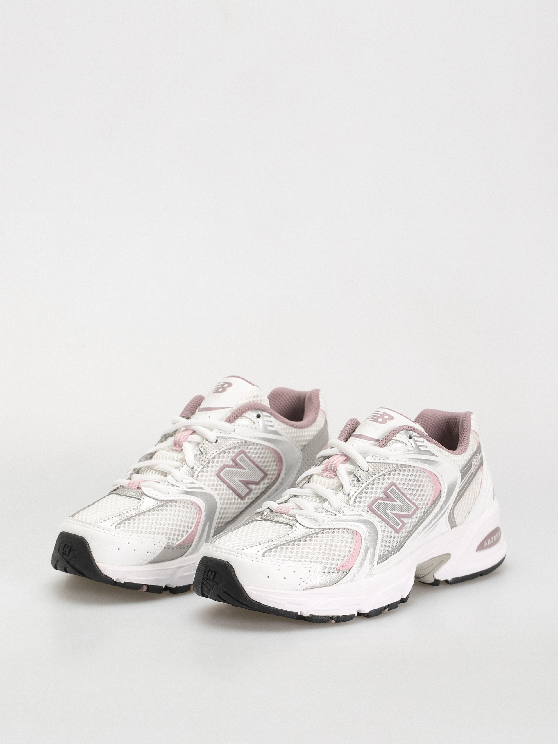 New Balance 530 Shoes (white silver pink)