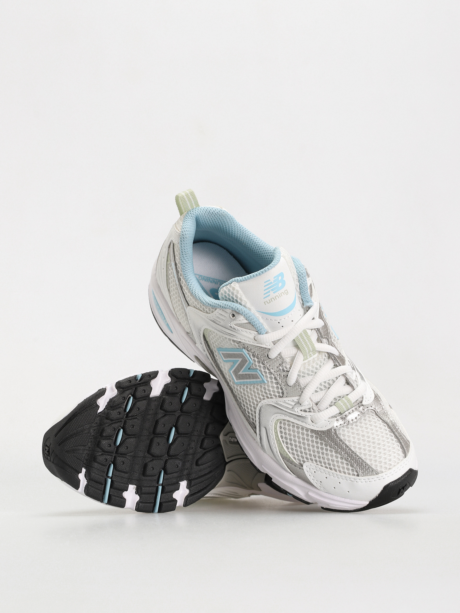 New Balance 530 Shoes (white silver navy)