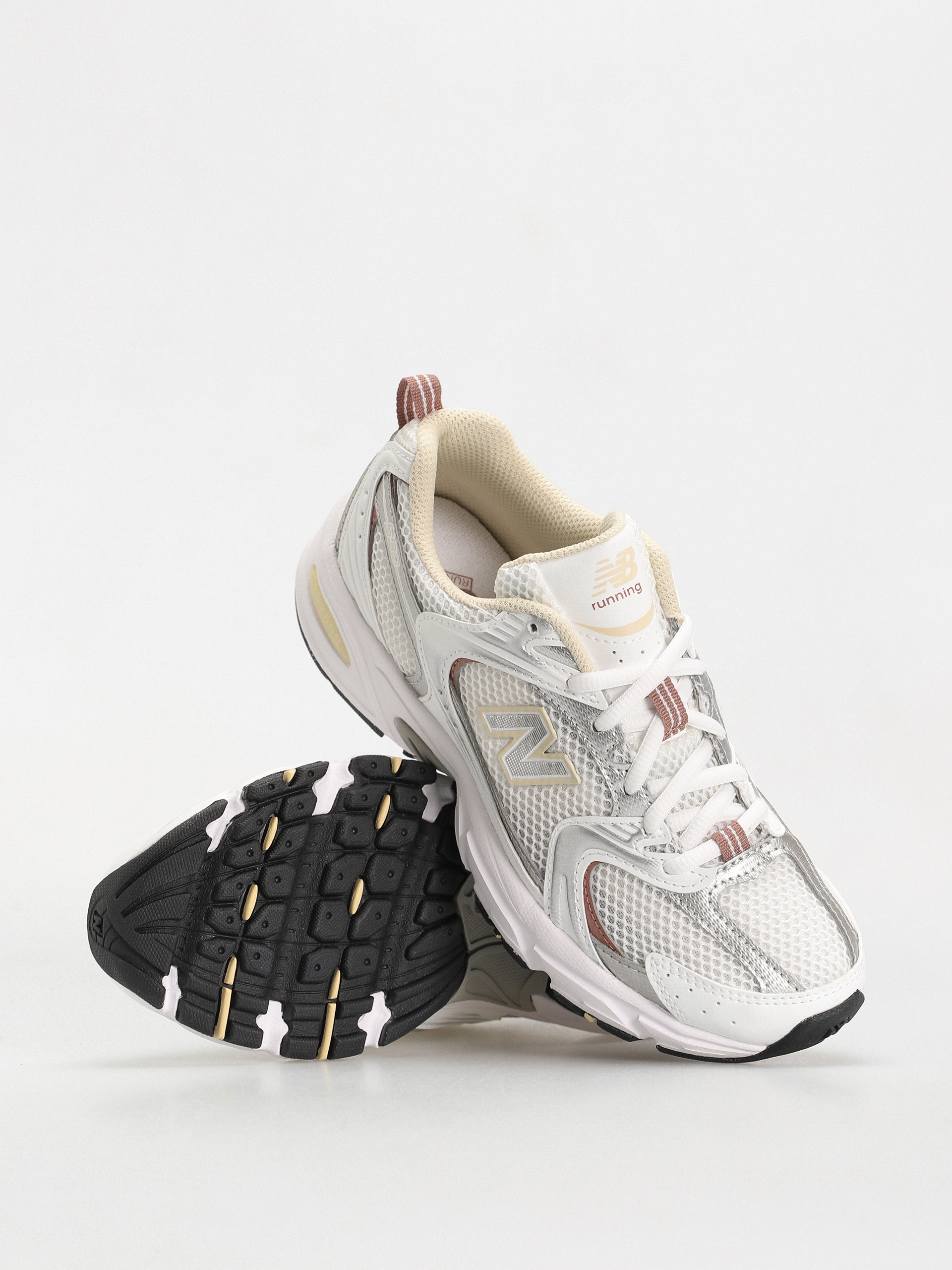 New Balance 530 Shoes (white silver beige)