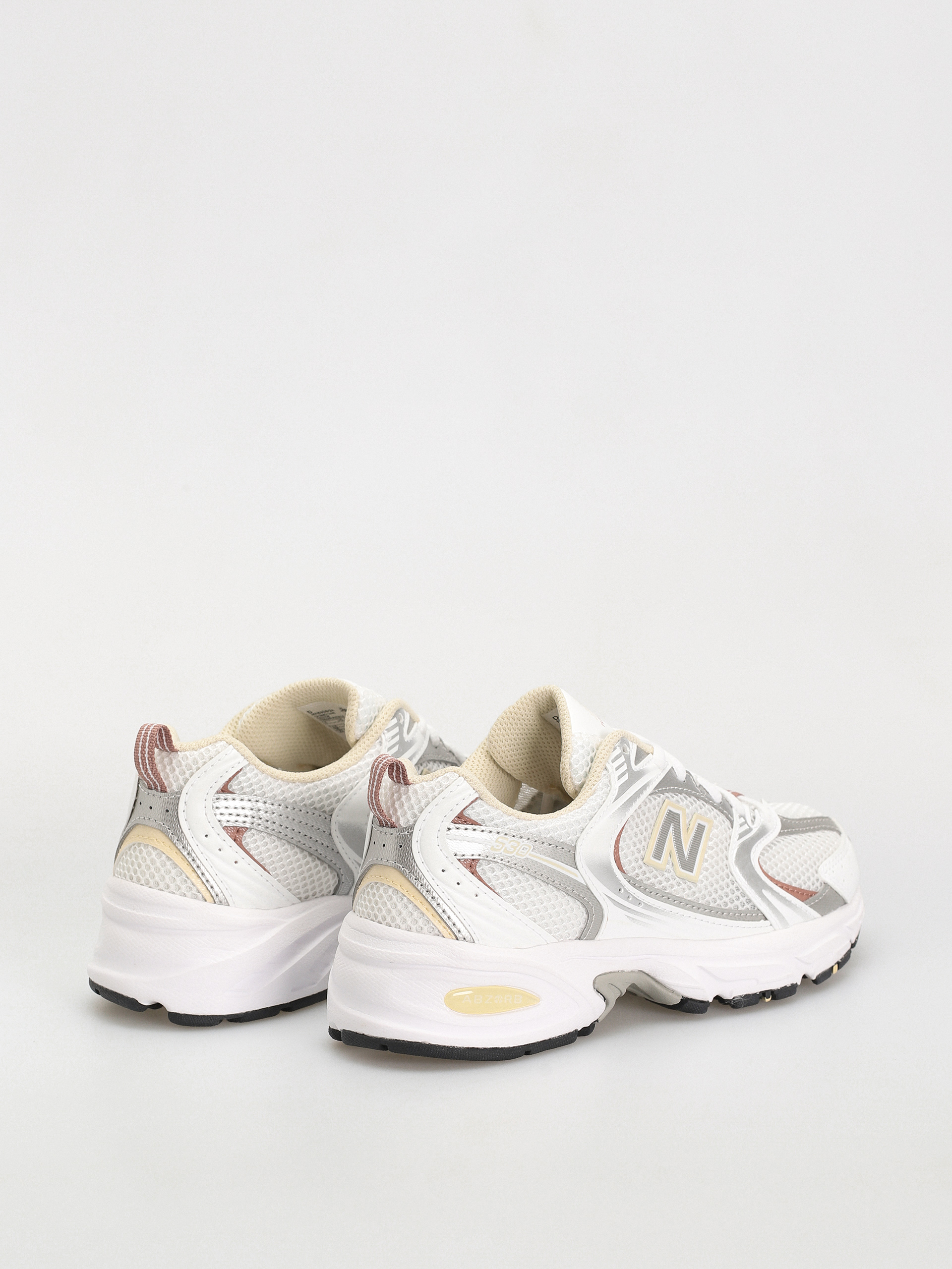 New Balance 530 Shoes (white silver beige)