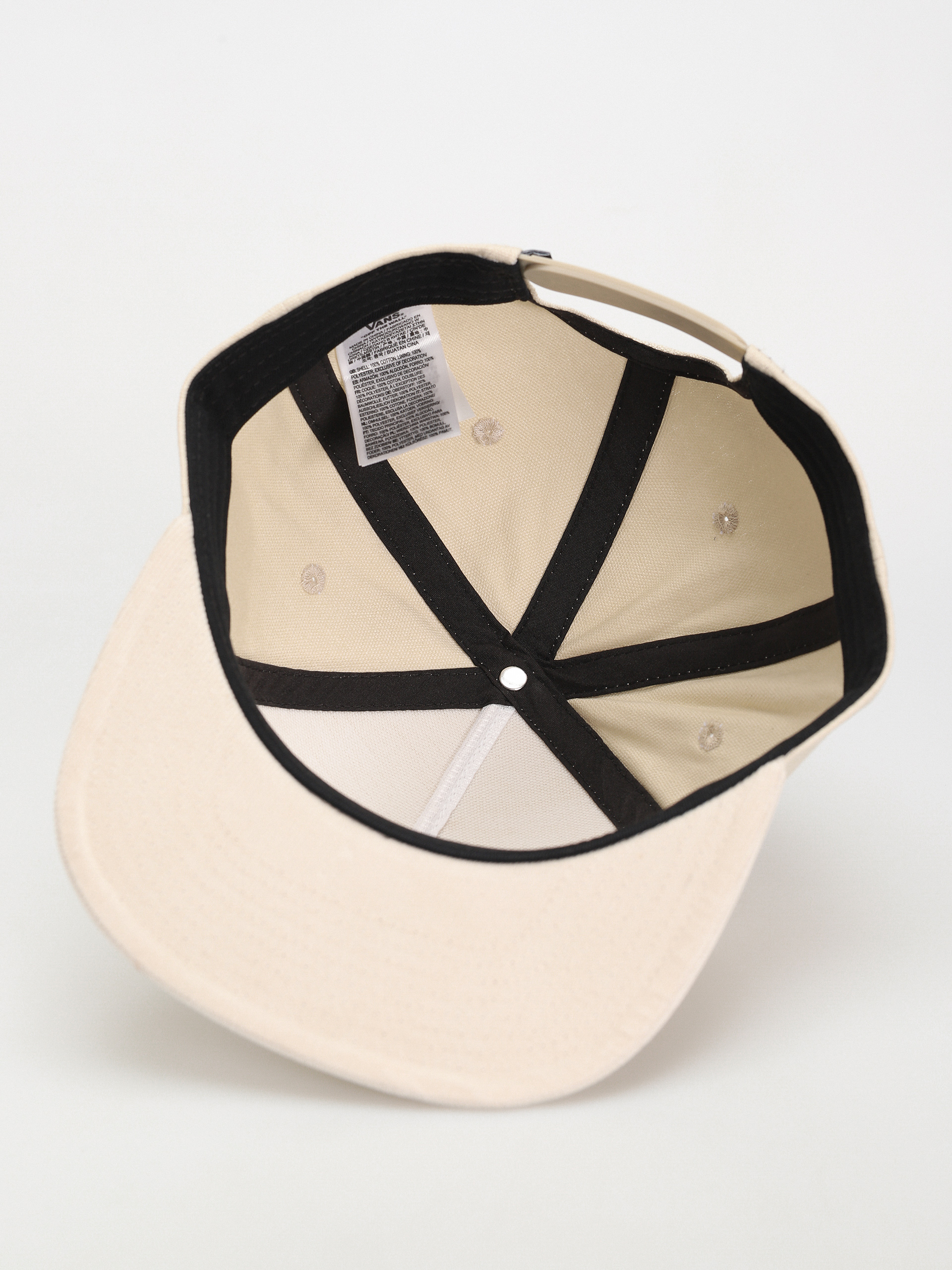 Vans Off The Wall Patch Snapback Cap (oatmeal)