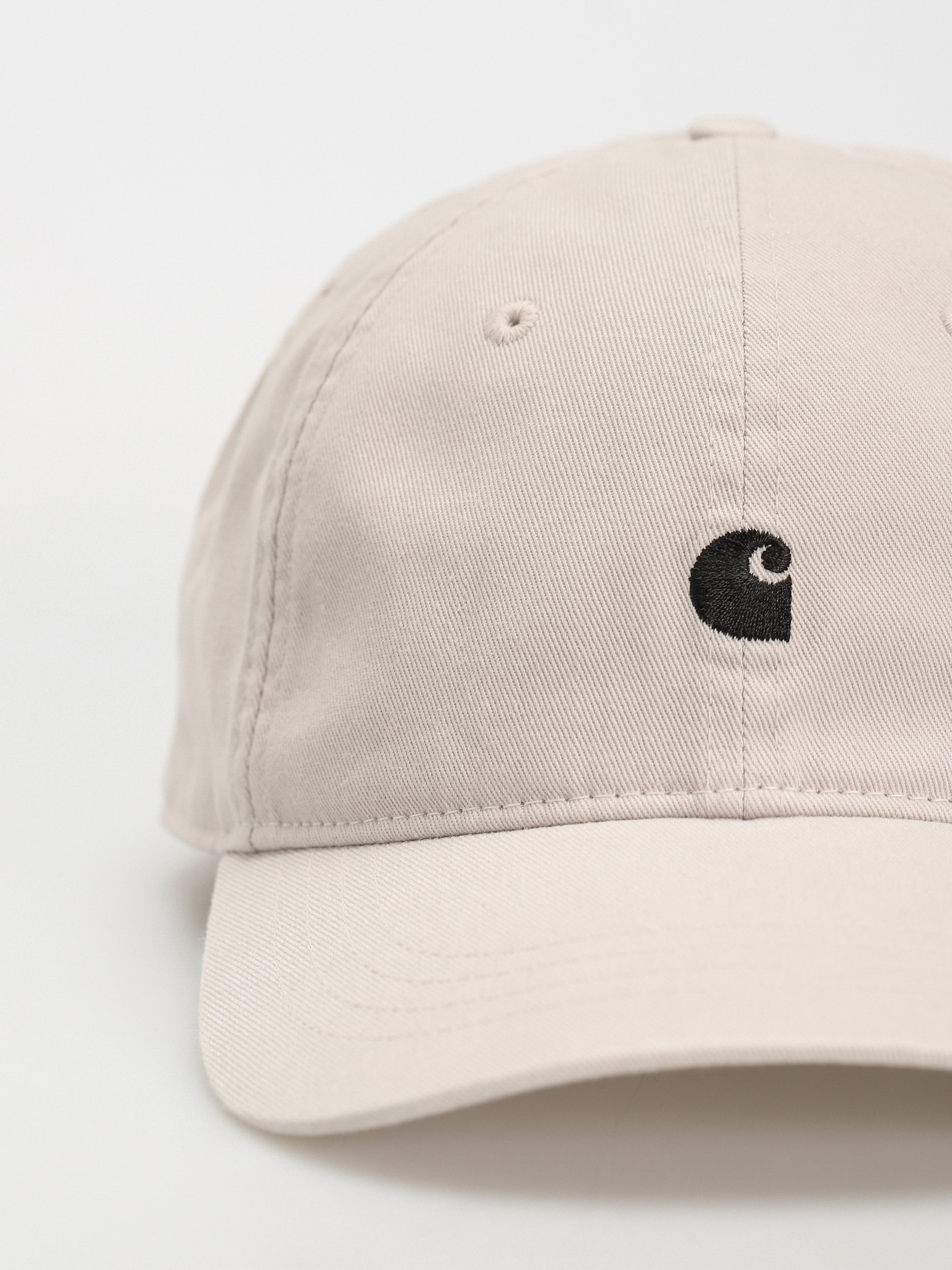 Carhartt WIP Madison Logo Cap (moonbeam/black)