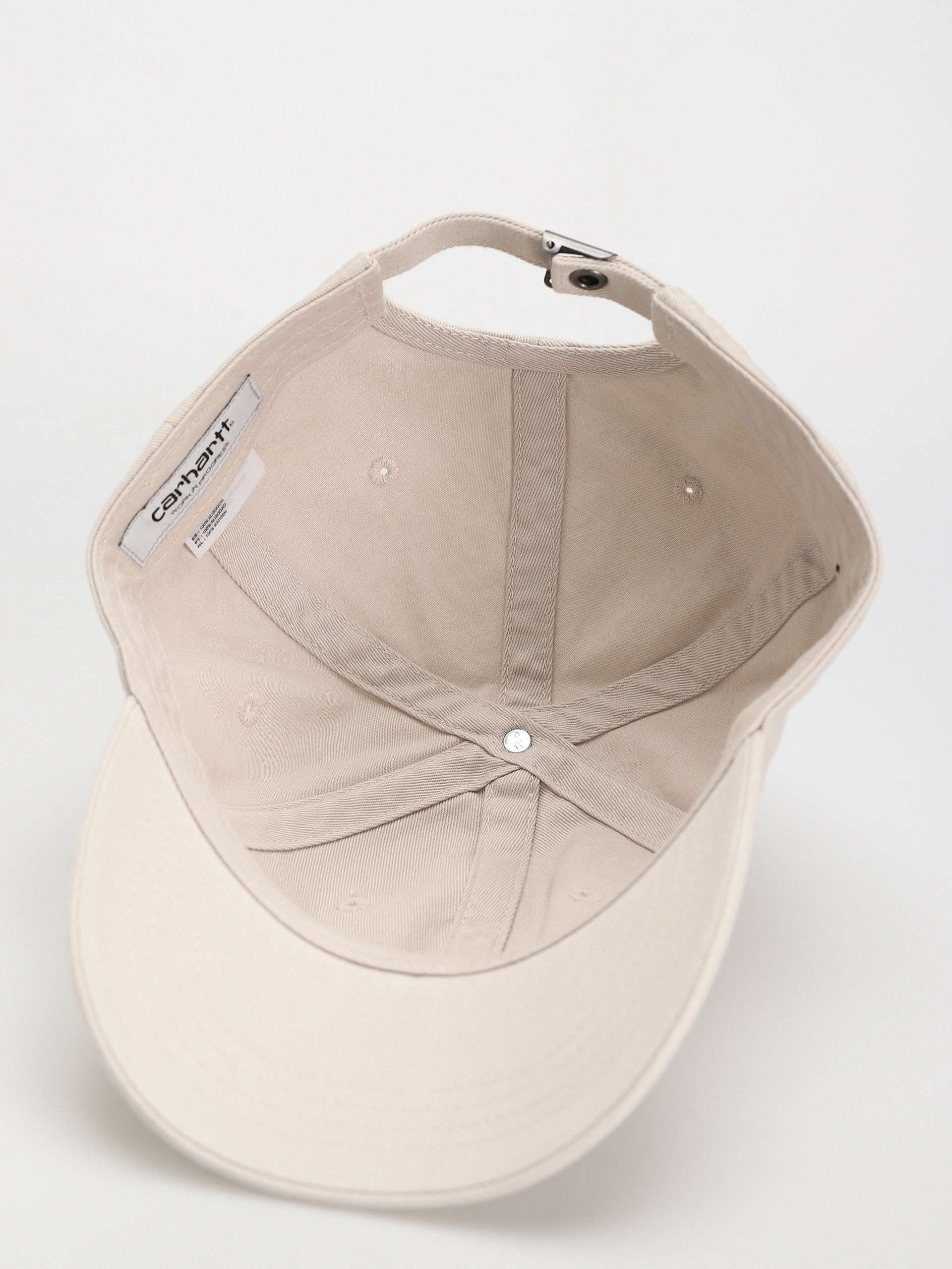 Carhartt WIP Madison Logo Cap (moonbeam/black)