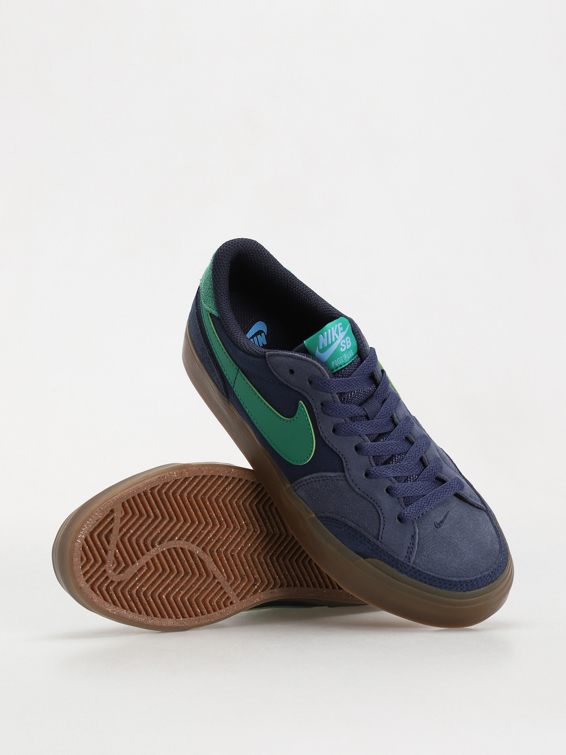 Nike SB Zoom Pogo Plus Shoes navy blue midnight navy malachite obsidian