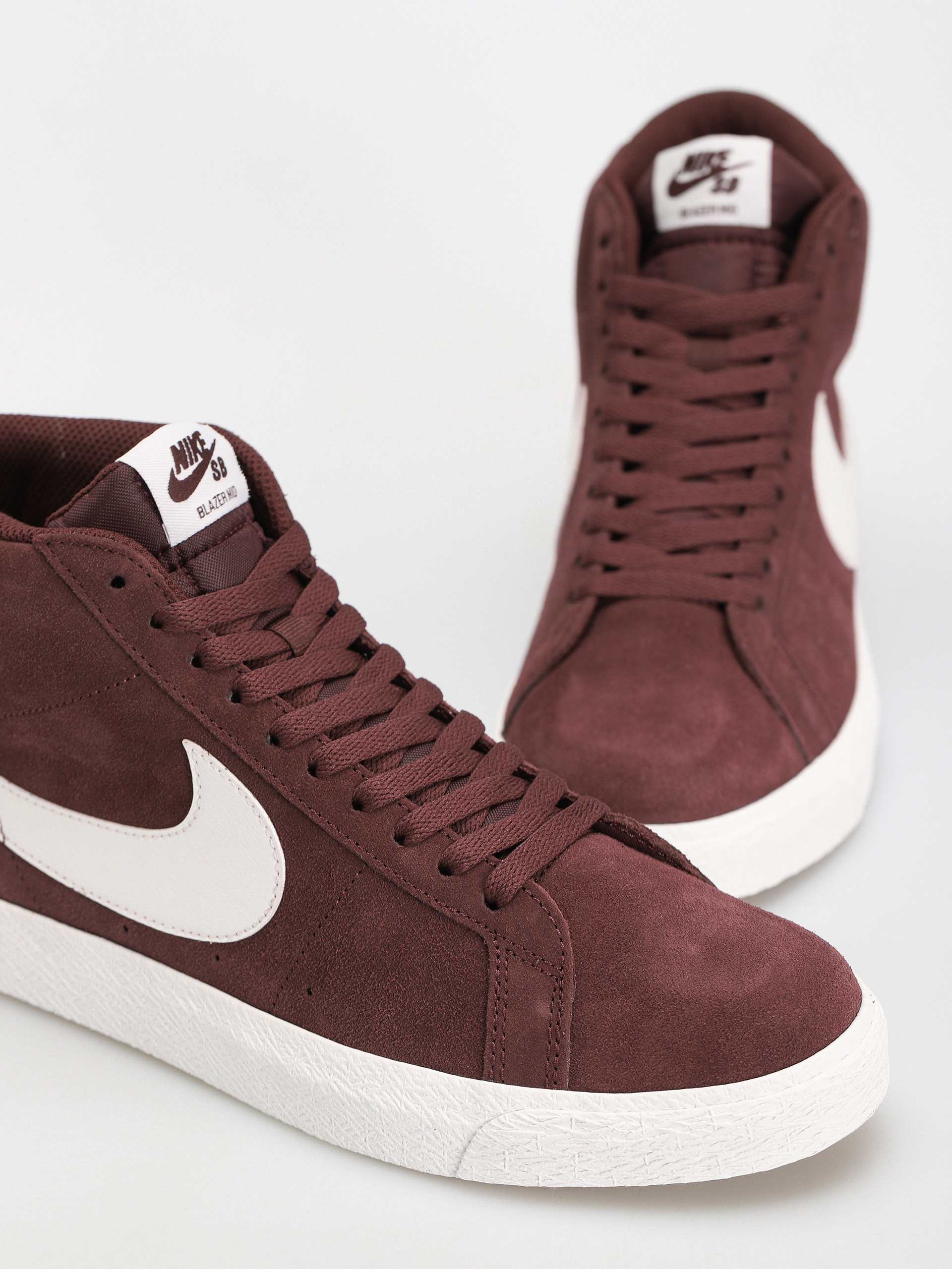 Nike SB Zoom Blazer Mid Shoes (burgundy crush/summit white)