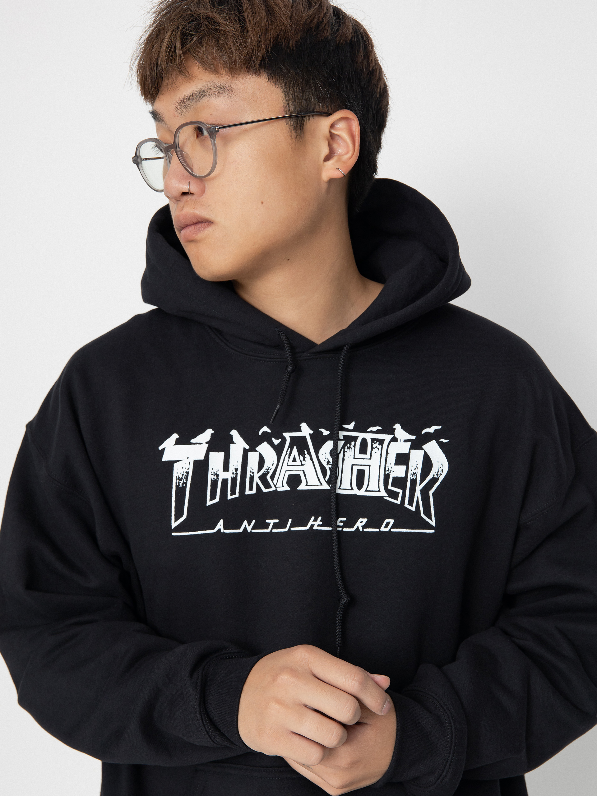 Thrasher Pigeon Mag HD Hoodie (black)