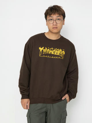 Thrasher Pigeon Mag Sweatshirt (dark chocolate)