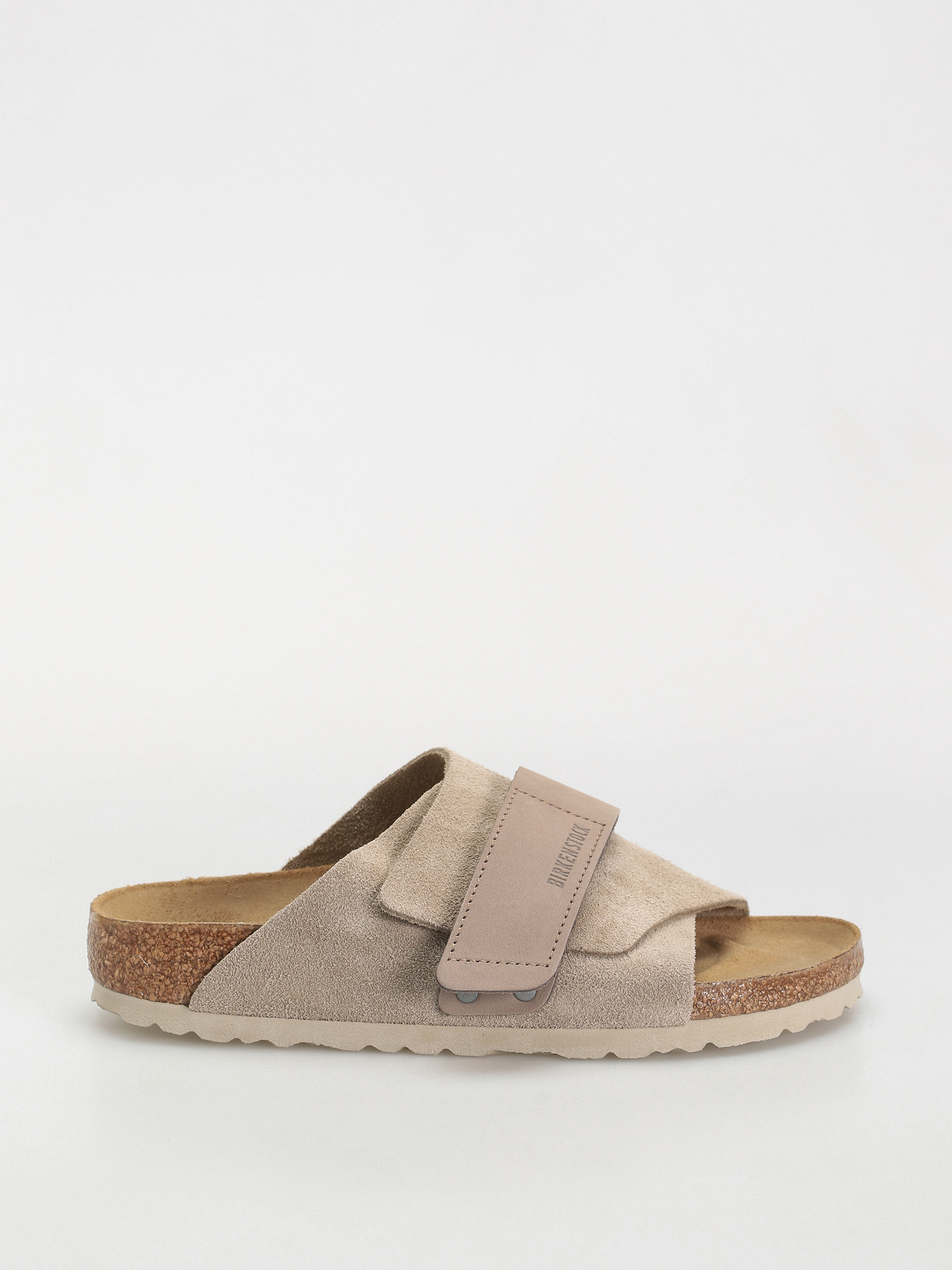 Birkenstock Kyoto Nubuck Suede Leather Narrow Wmn Flip Flops (taupe)