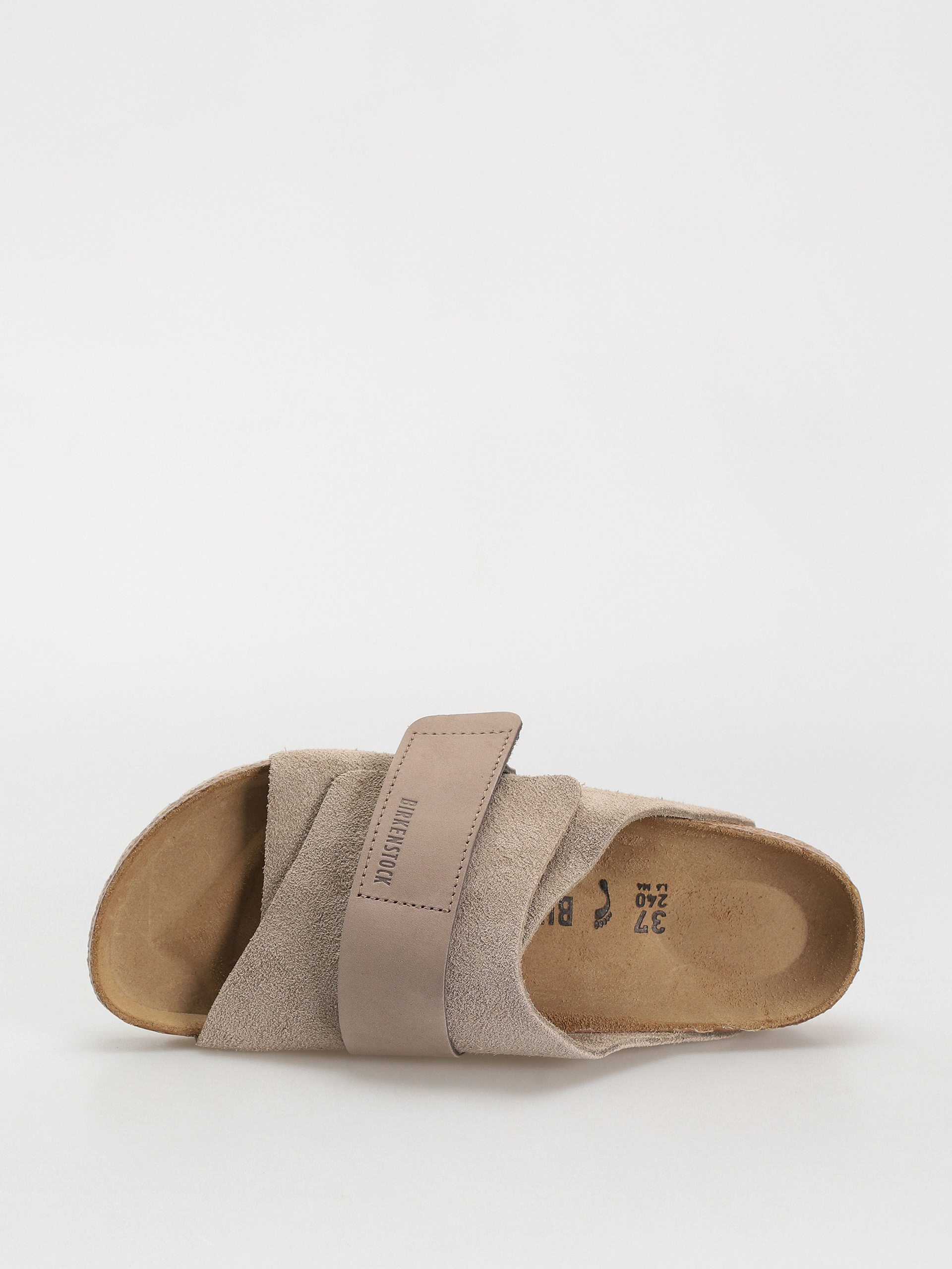 Birkenstock Kyoto Nubuck Suede Leather Narrow Wmn Flip-flops (taupe)