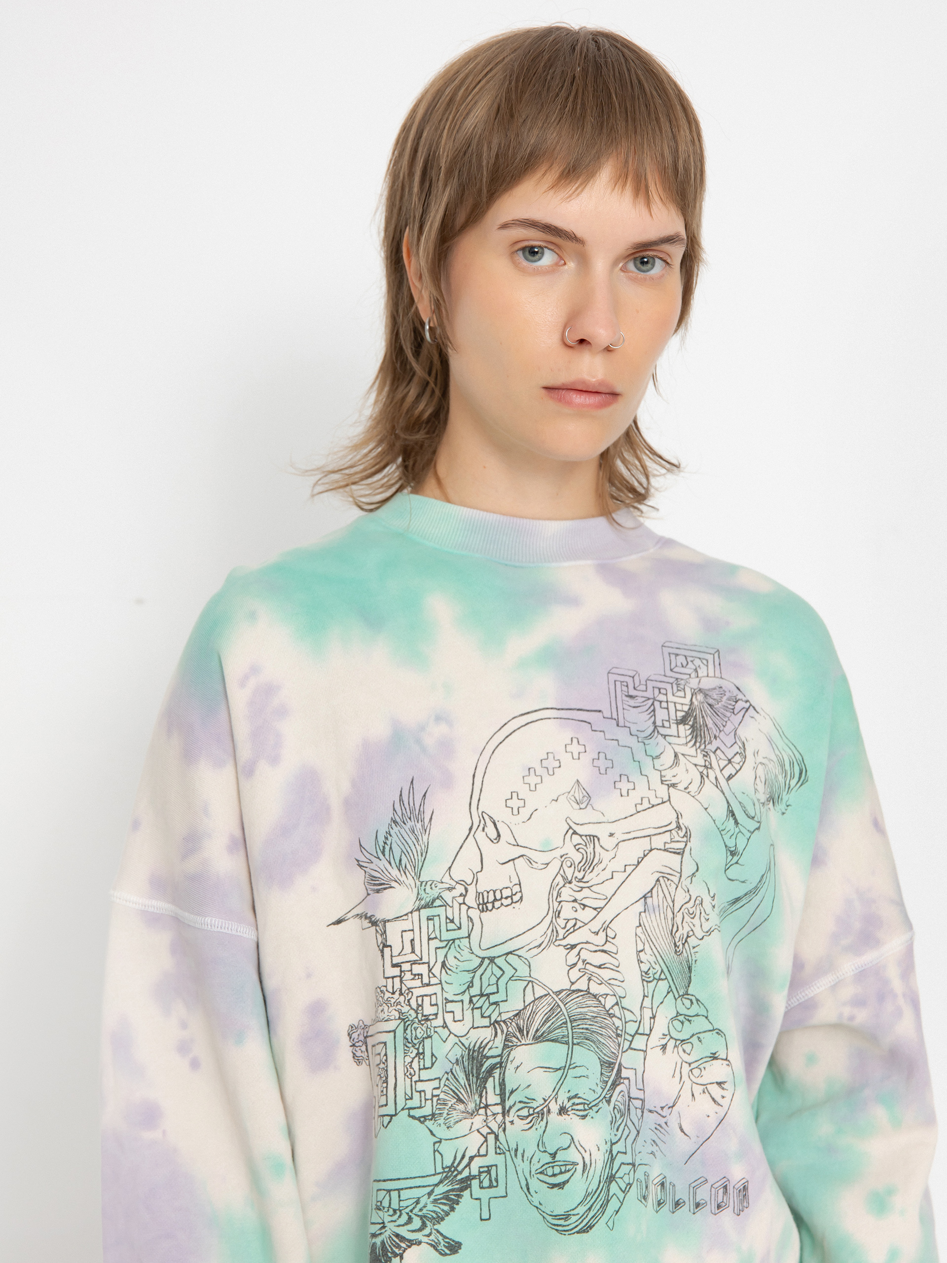 Volcom Fa Ed Merlin Murray Sweatshirt Wmn (multi)