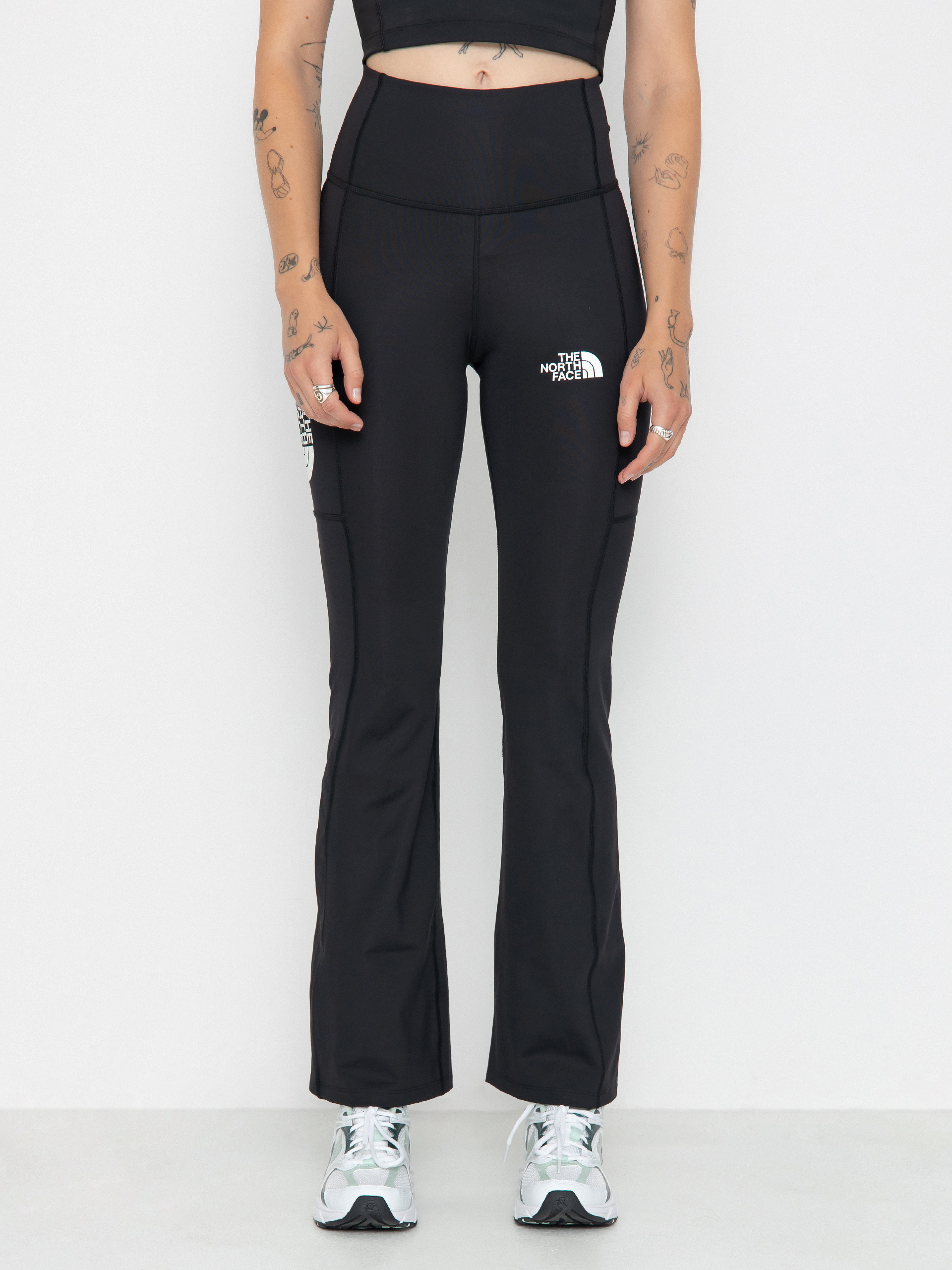 The North Face Poly Knit Flared Wmn Leggings black (tnf black)