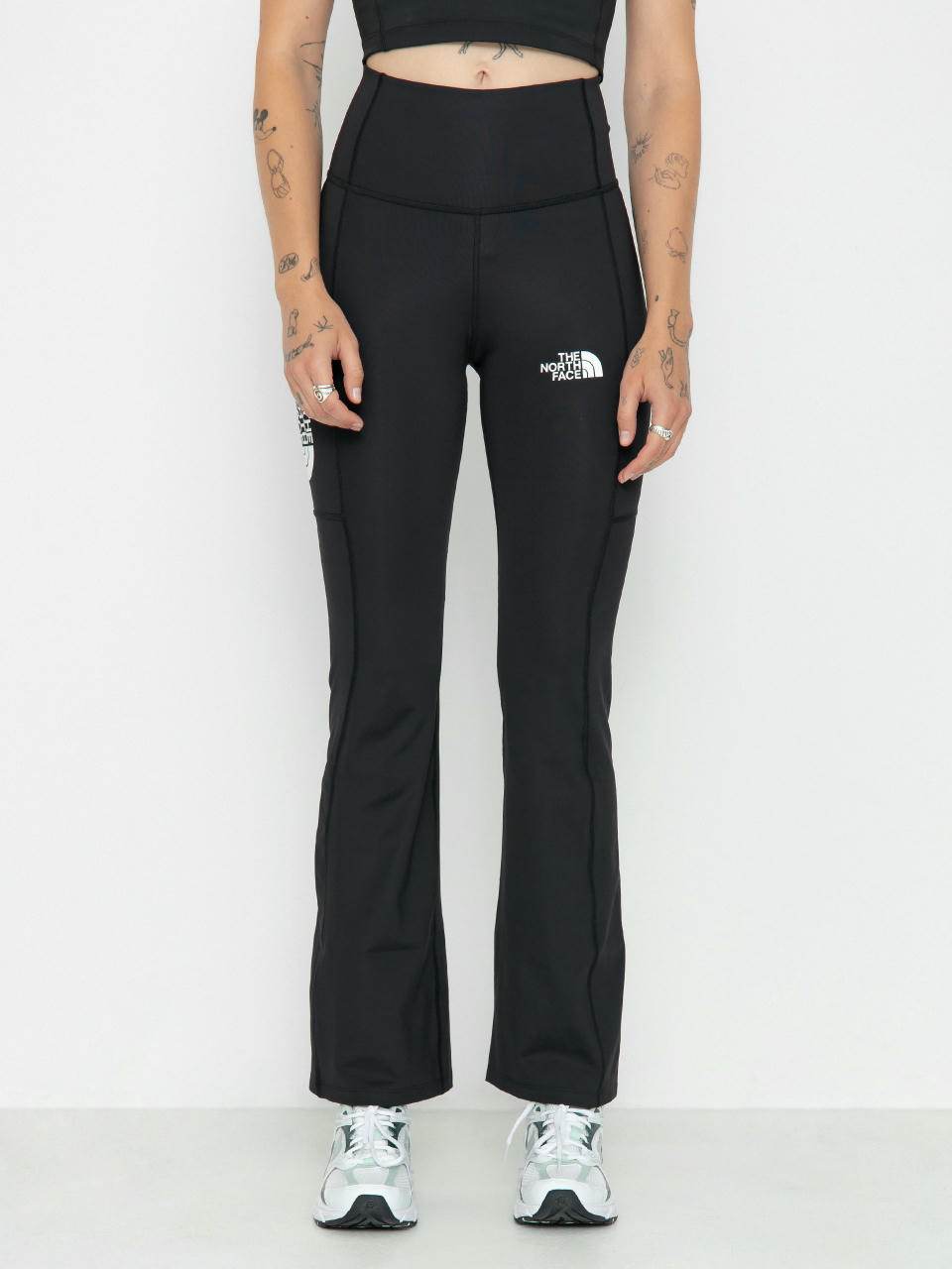 The North Face Poly Knit Flared Wmn Leggings (tnf black)