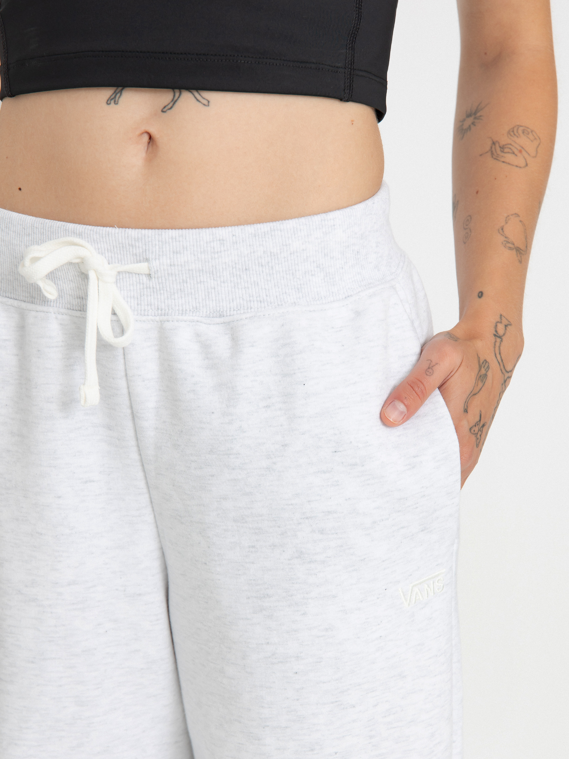 Vans Elevated Double Knit Wmn Pants (white heather)