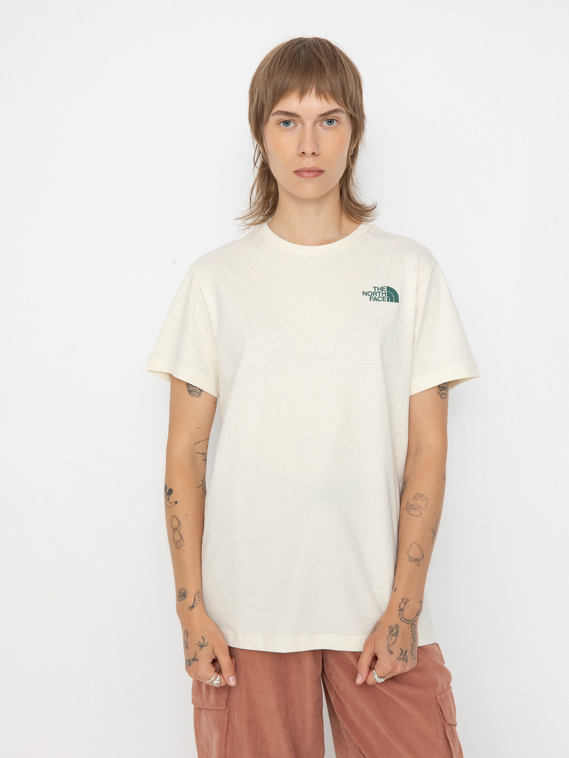 The North Face Relaxed Redbox Wmn T-Shirt - beige (white