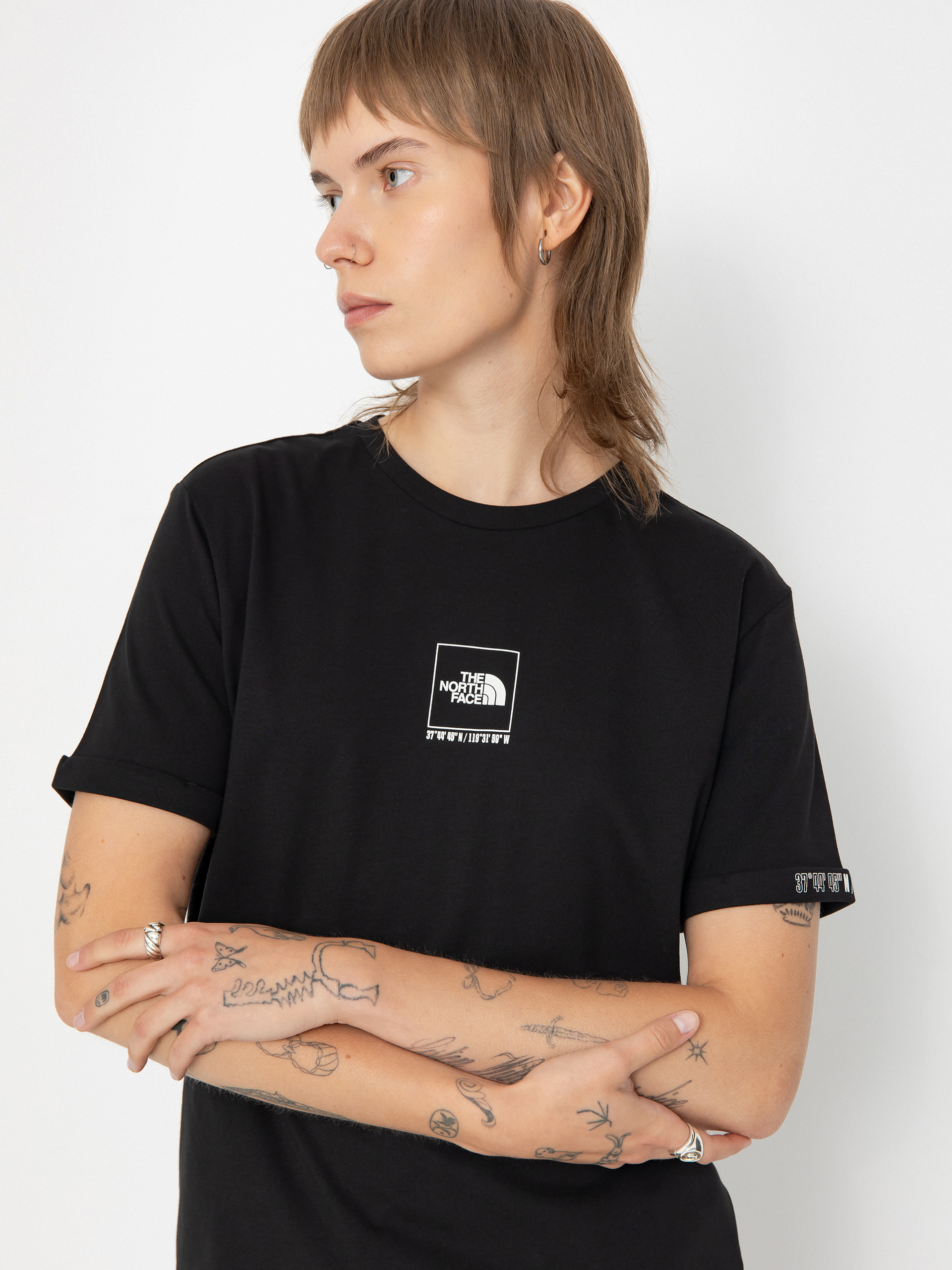 Tシャツ・カットソー [The North Face] M'S CORE SWEATSHIRTS - BLACK 6d4b95675544c253679391f07b8261