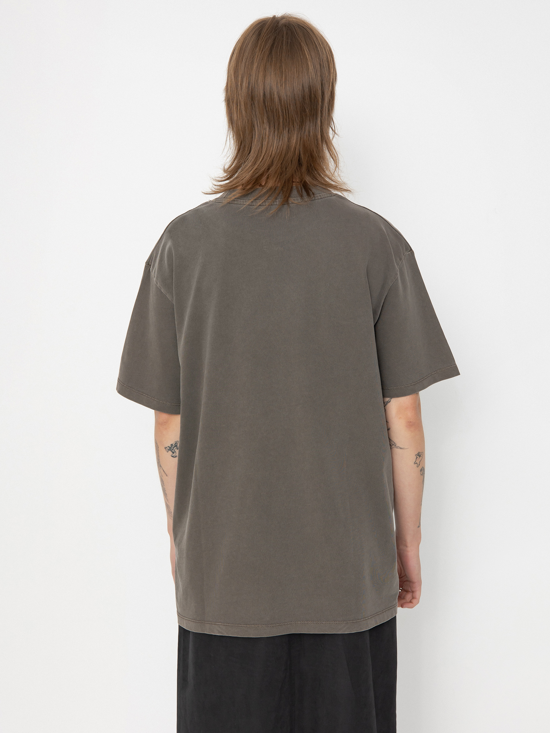 RVCA T-Shirt Lax Relaxed Wmn (dark choc)