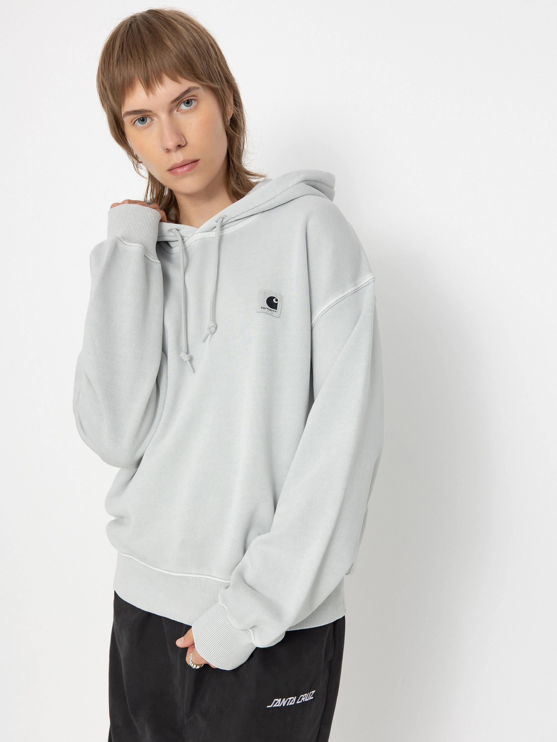 Carhartt WIP Nelson HD Wmn Hoodie (sonic silver)