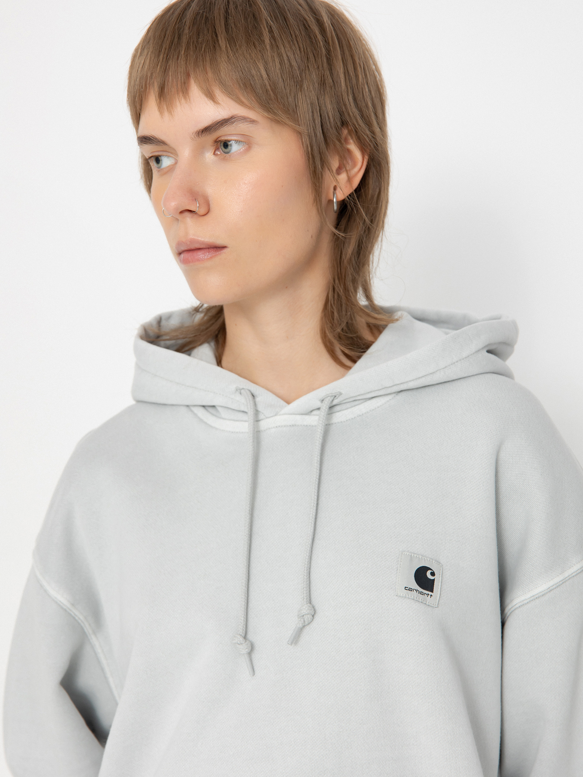 Carhartt WIP Nelson HD Wmn Hoodie (sonic silver)