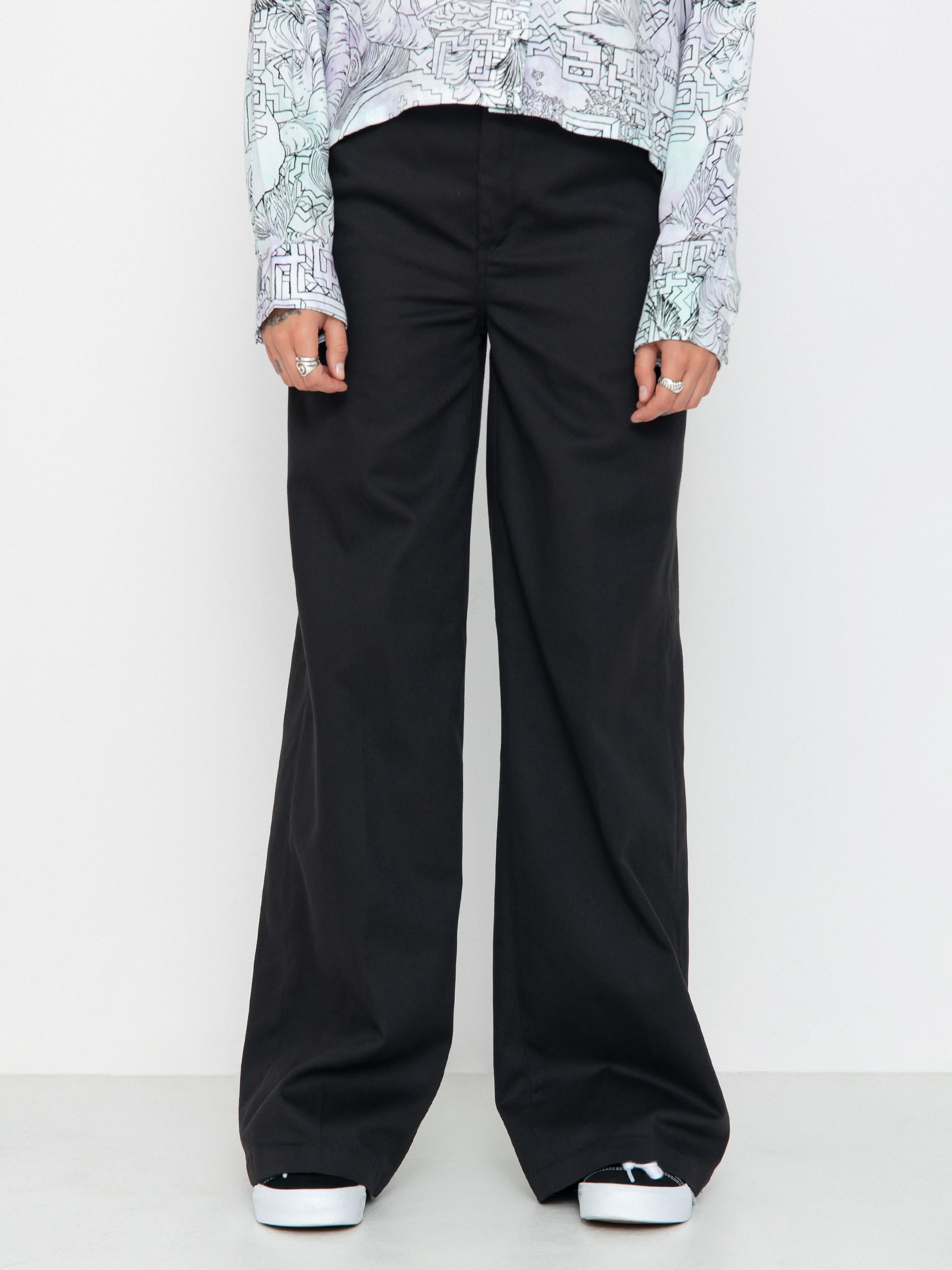 Dickies Wide Leg Wmn Pants - black (black)
