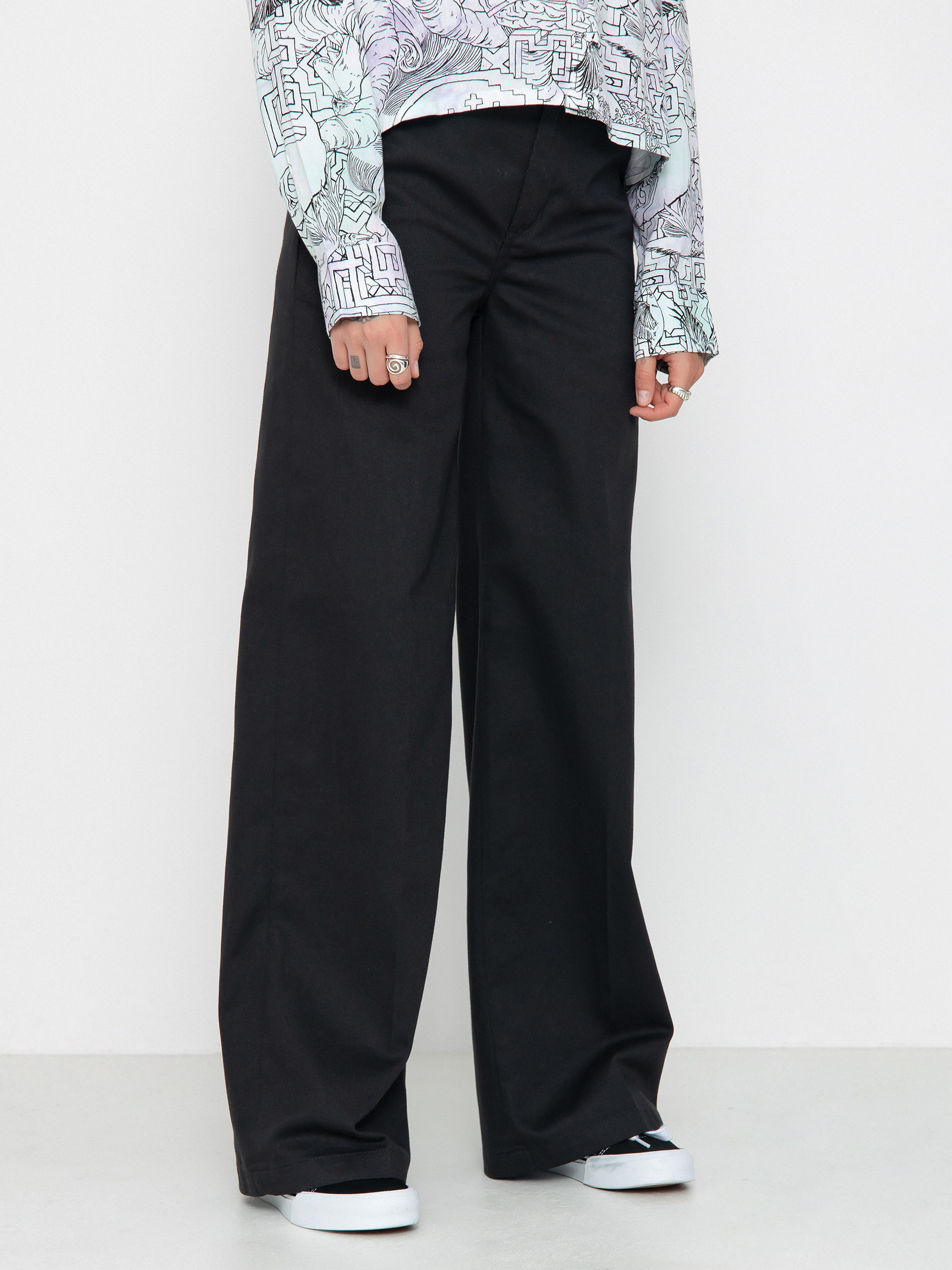 Dickies Wide Leg Wmn Pants (black)