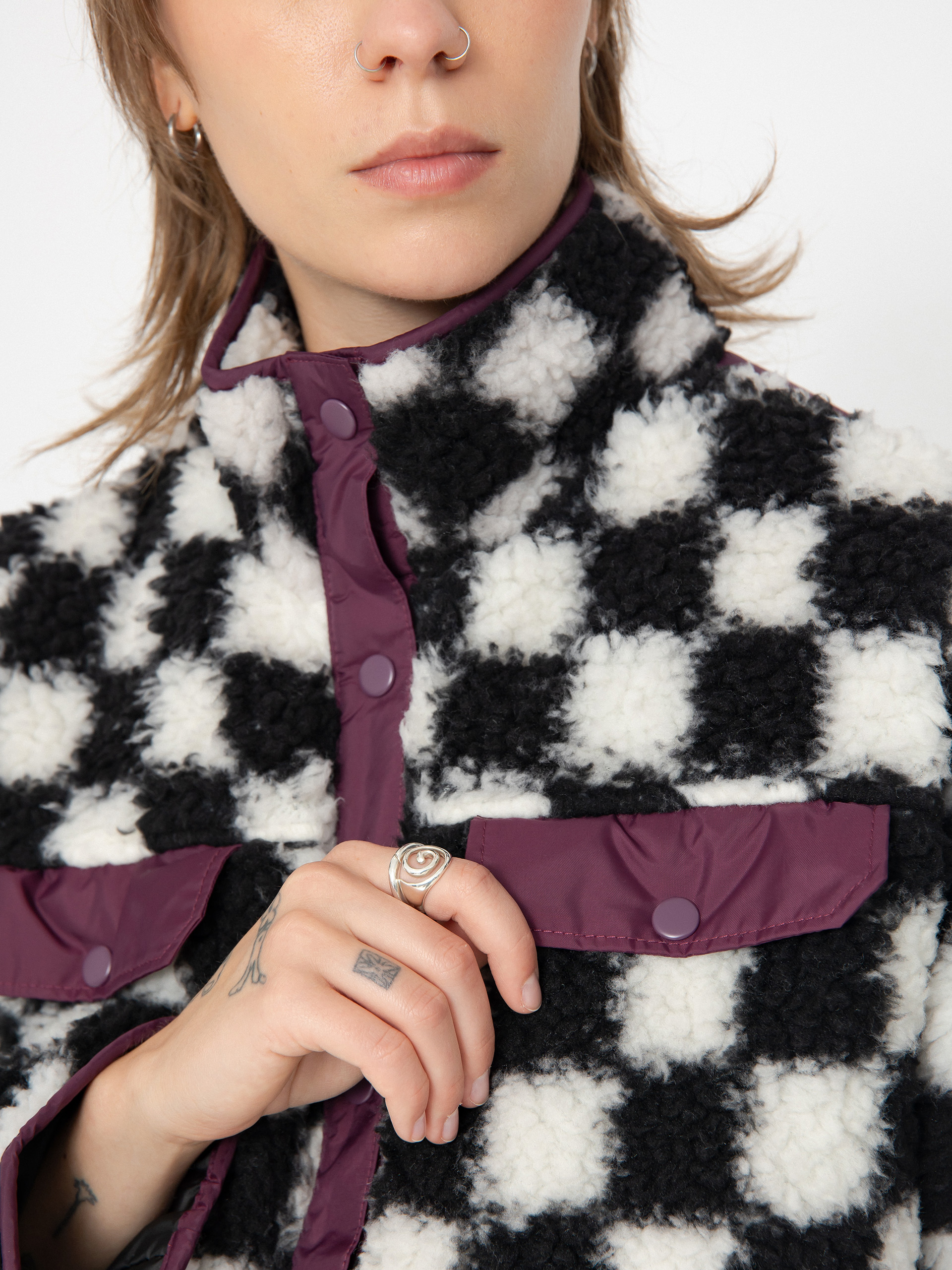 Vans Dreaming Sherpa Jacke Wmn (checkerboard)